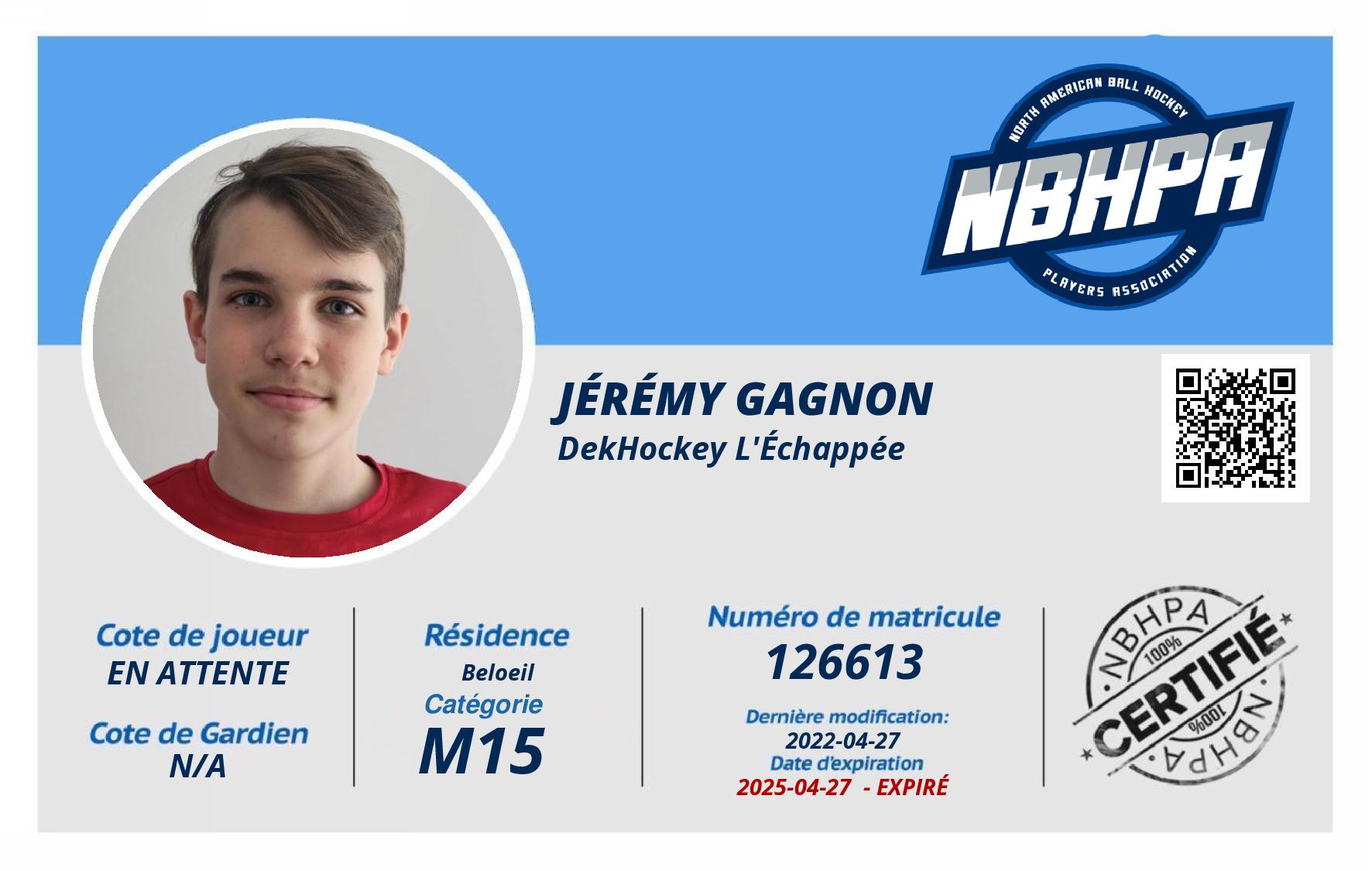 Jérémy Gagnon