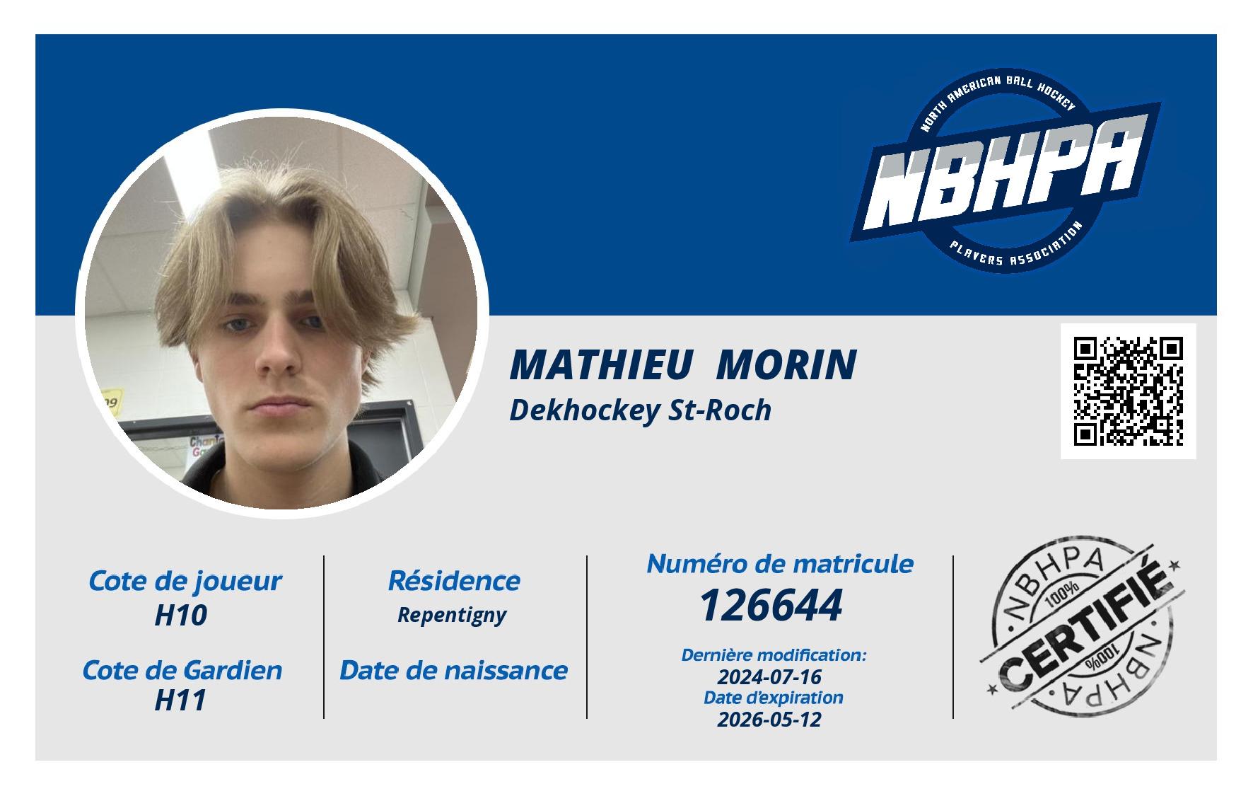 Mathieu  Morin