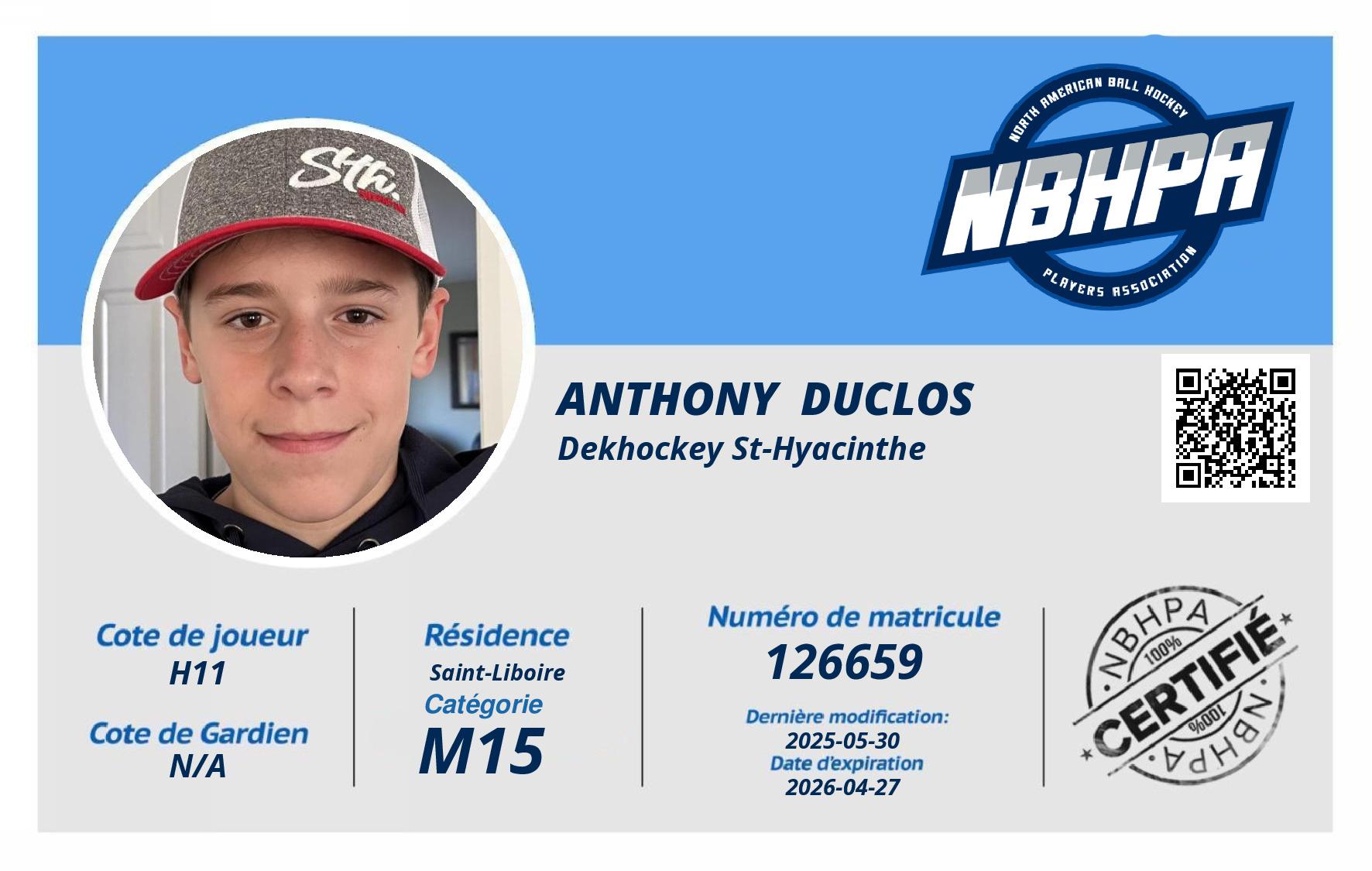 Anthony  Duclos