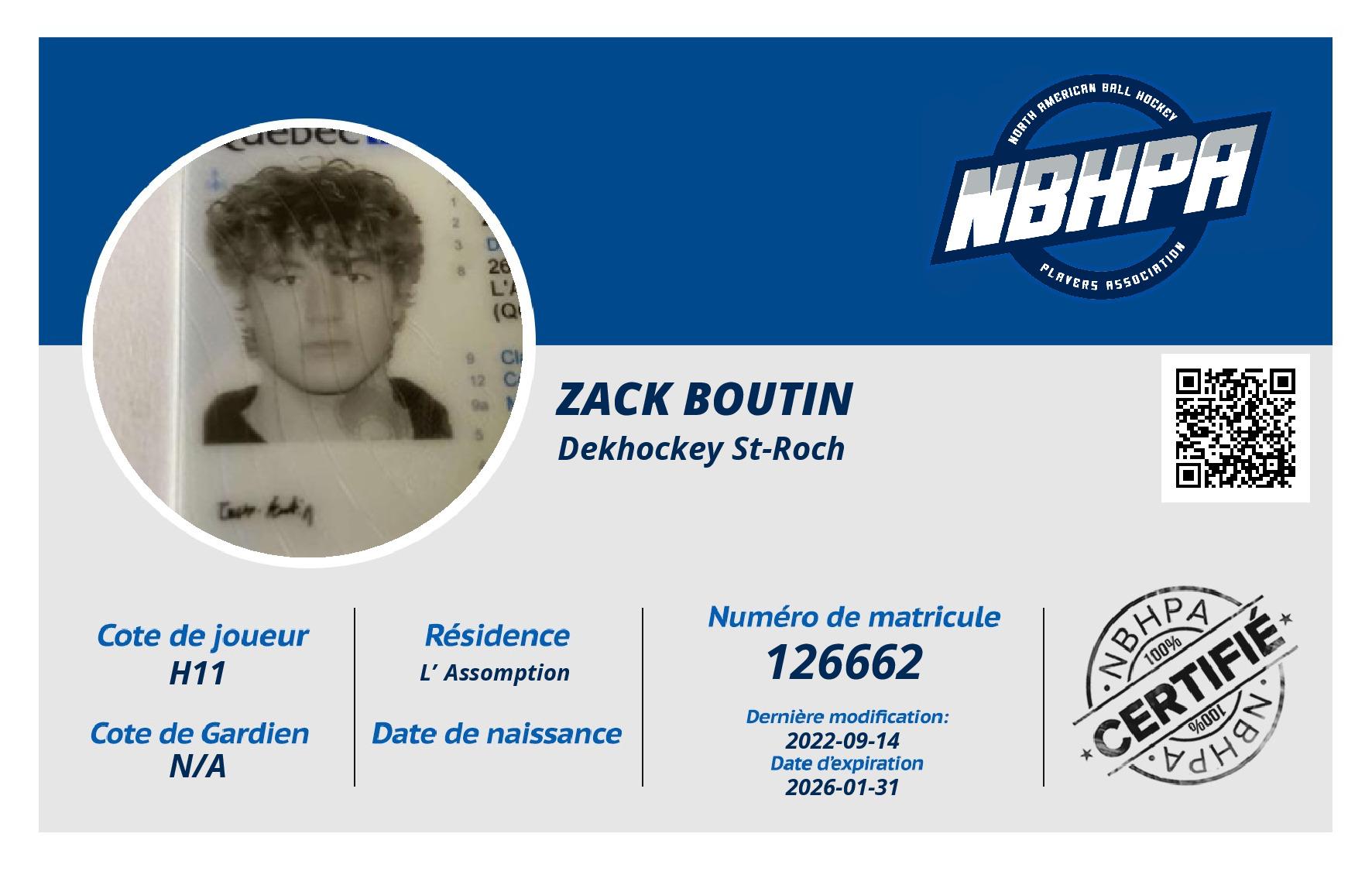 Zack Boutin