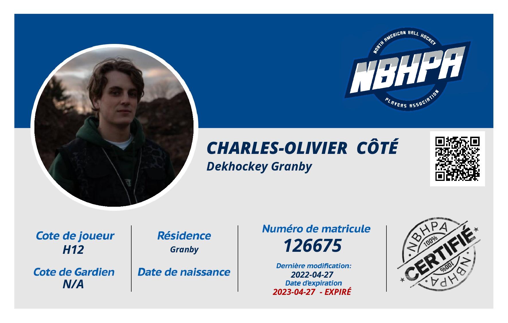 Charles-Olivier  Côté 