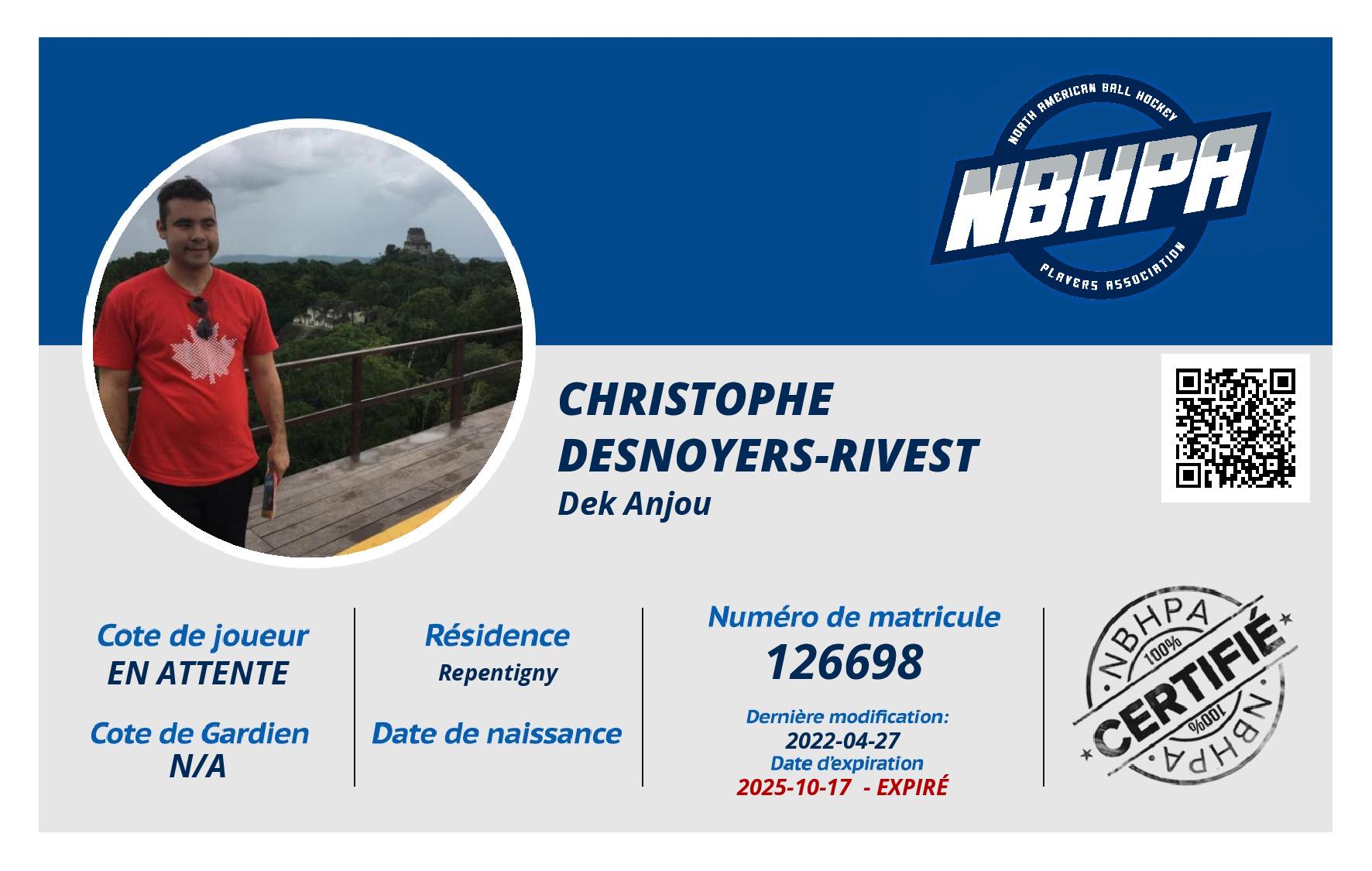 Christophe Desnoyers-Rivest