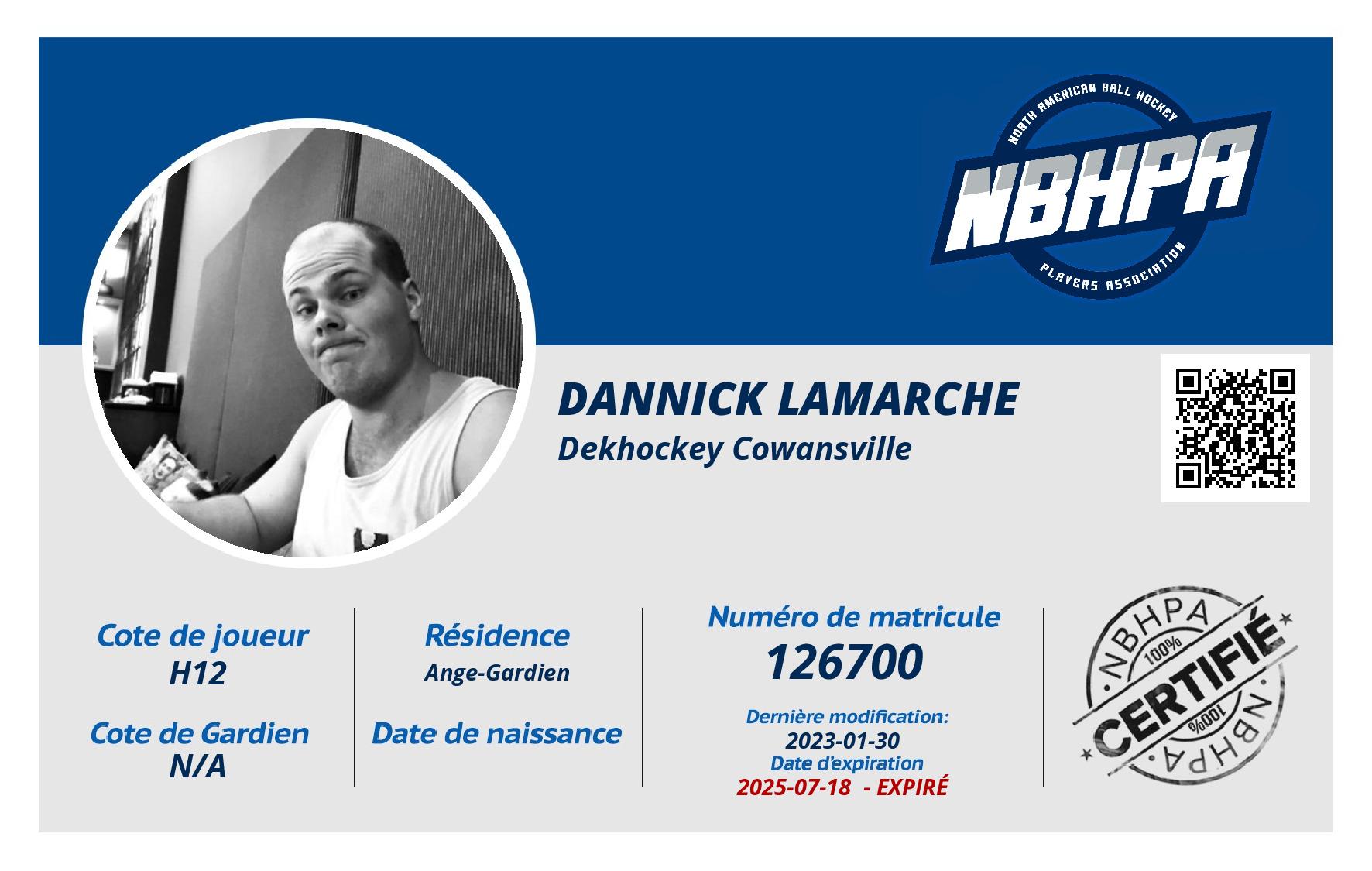 Dannick Lamarche