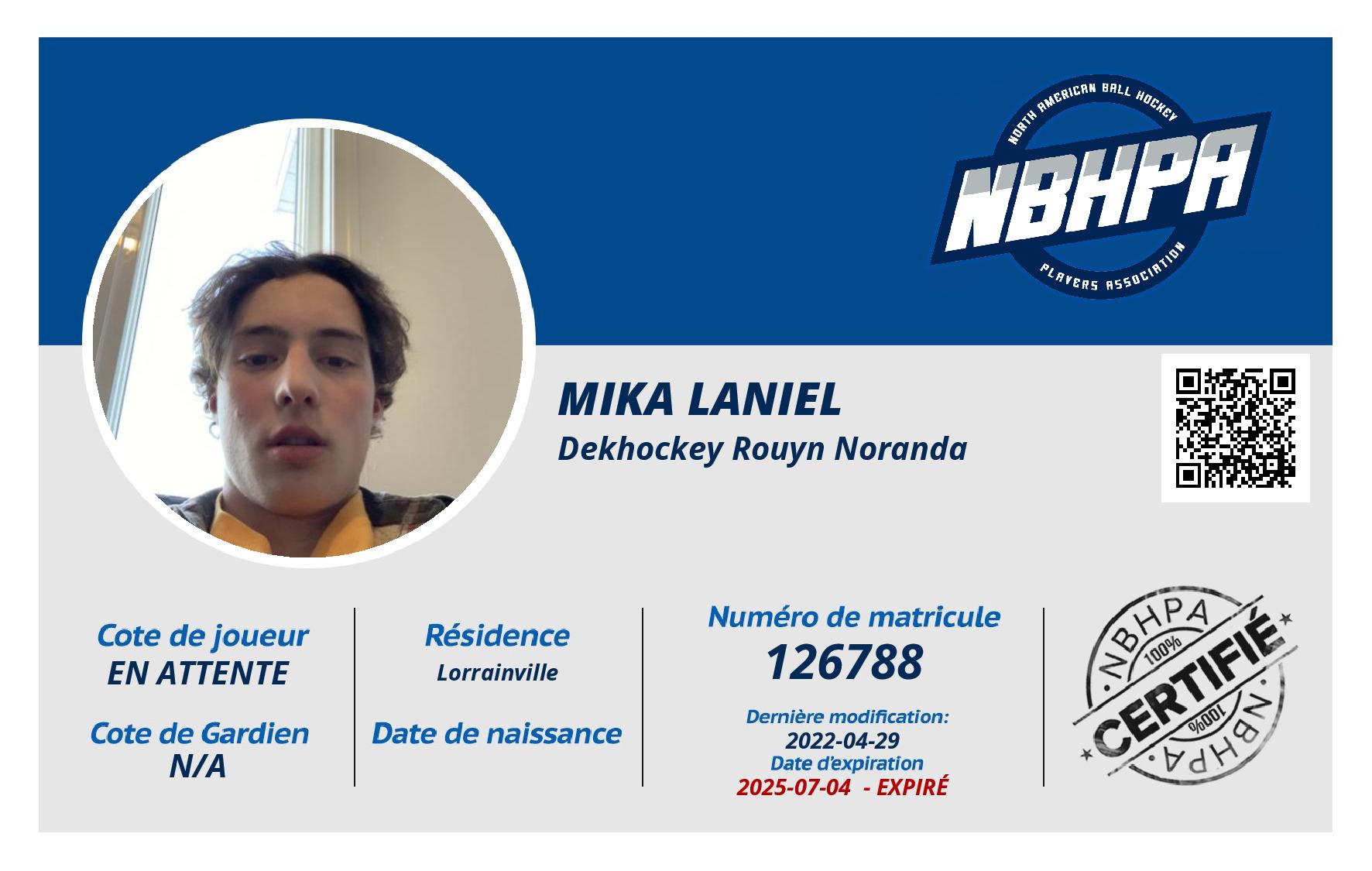 Mika Laniel