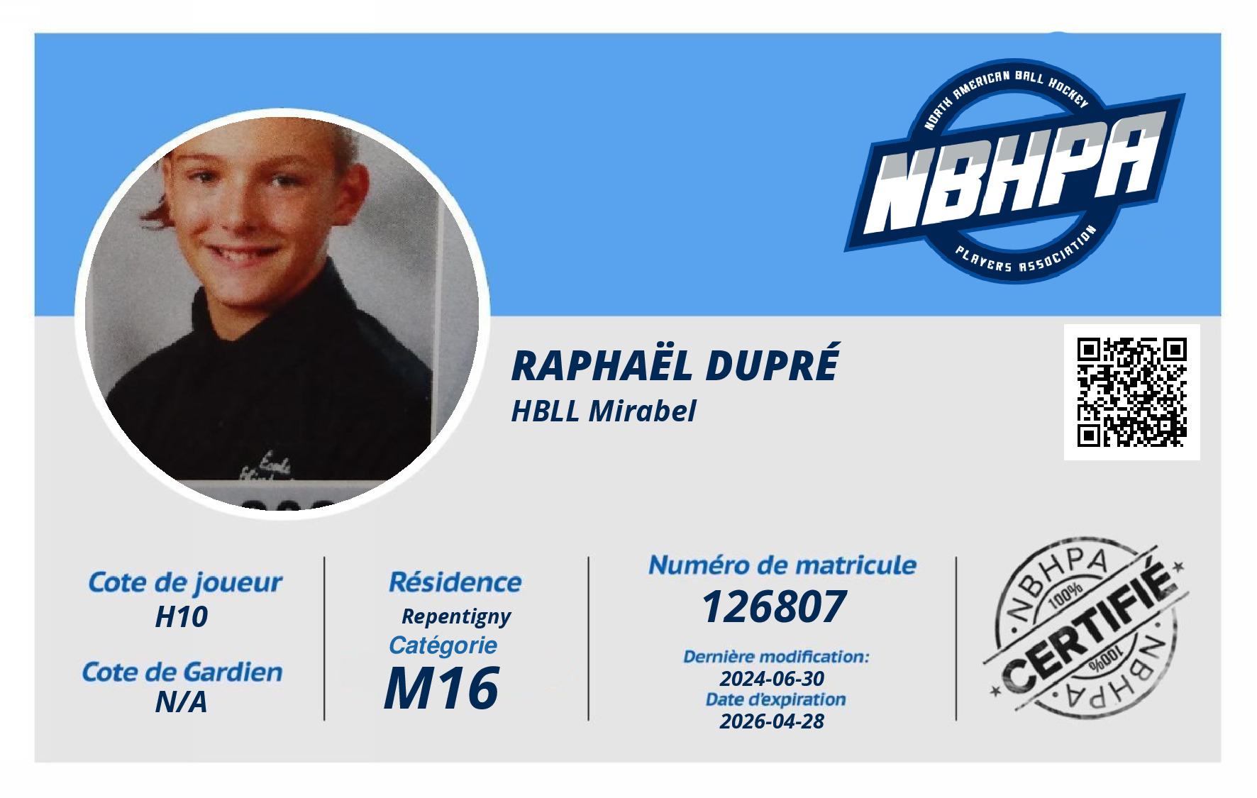 Raphaël Dupré