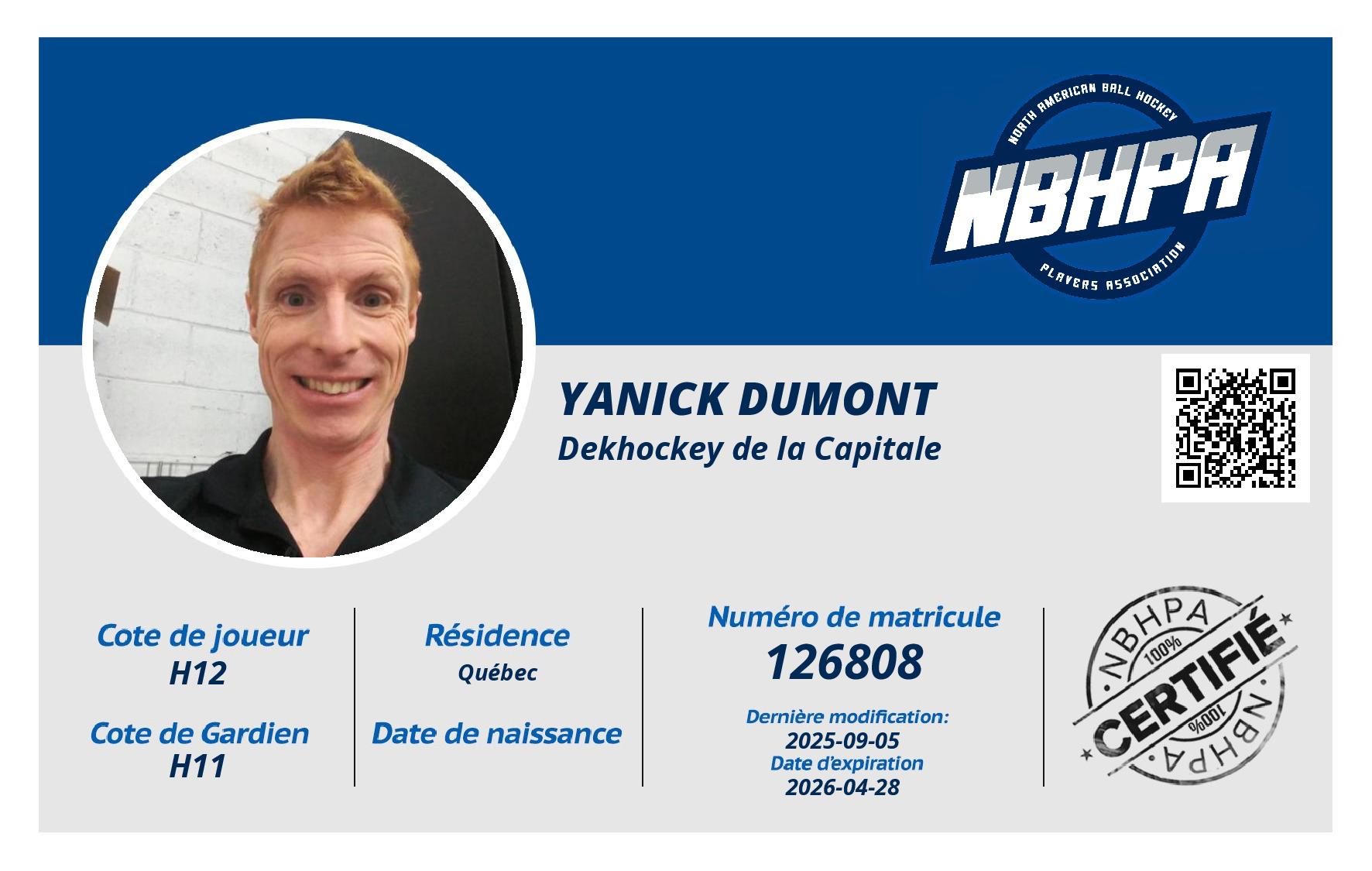 Yanick Dumont