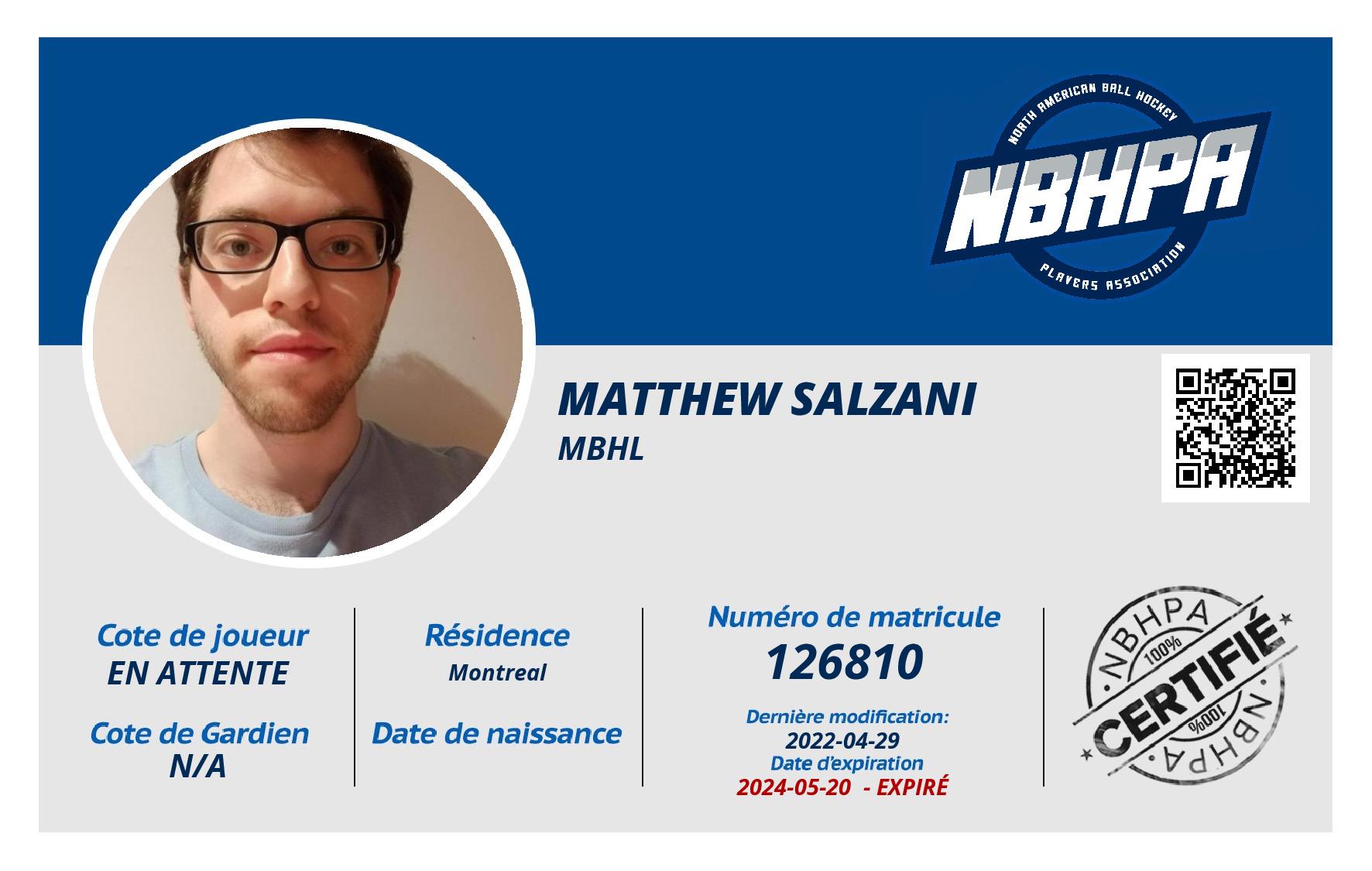 Matthew Salzani