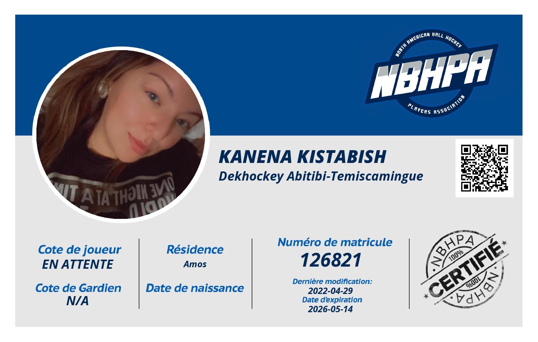Kanena Kistabish