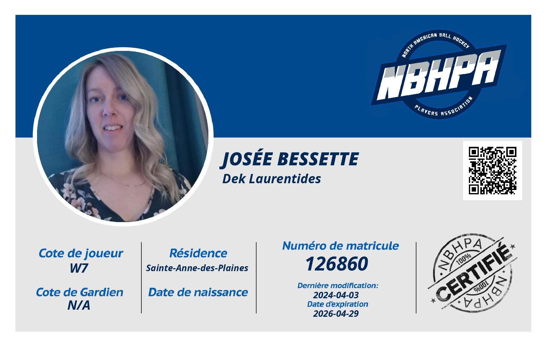 Josée Bessette
