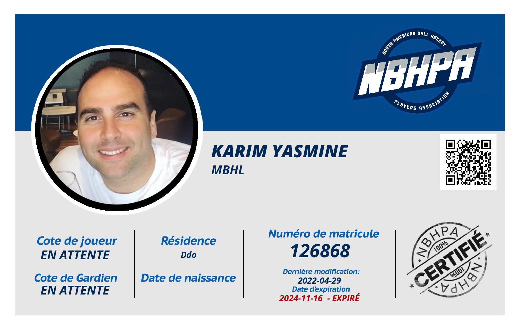 Karim Yasmine