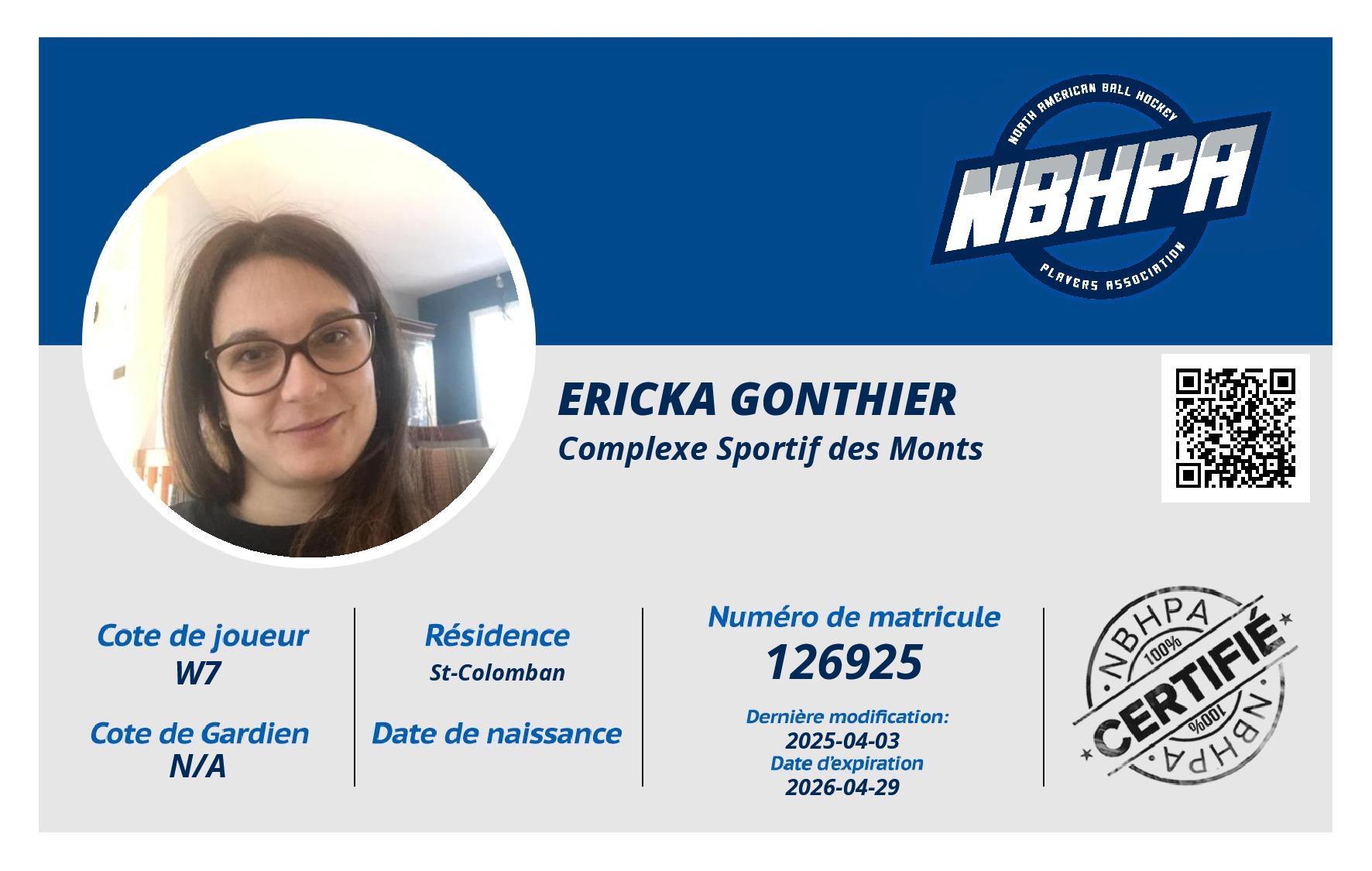 Ericka Gonthier