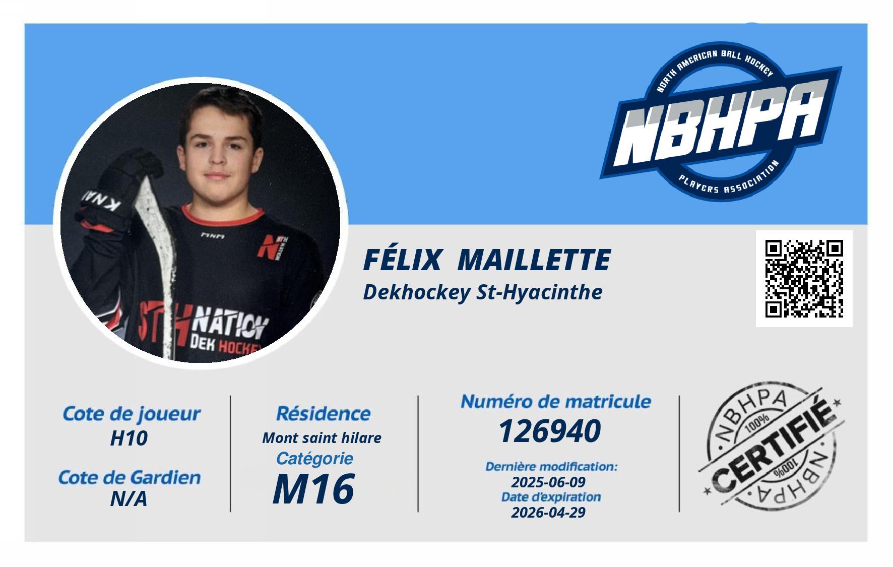 Félix  Maillette