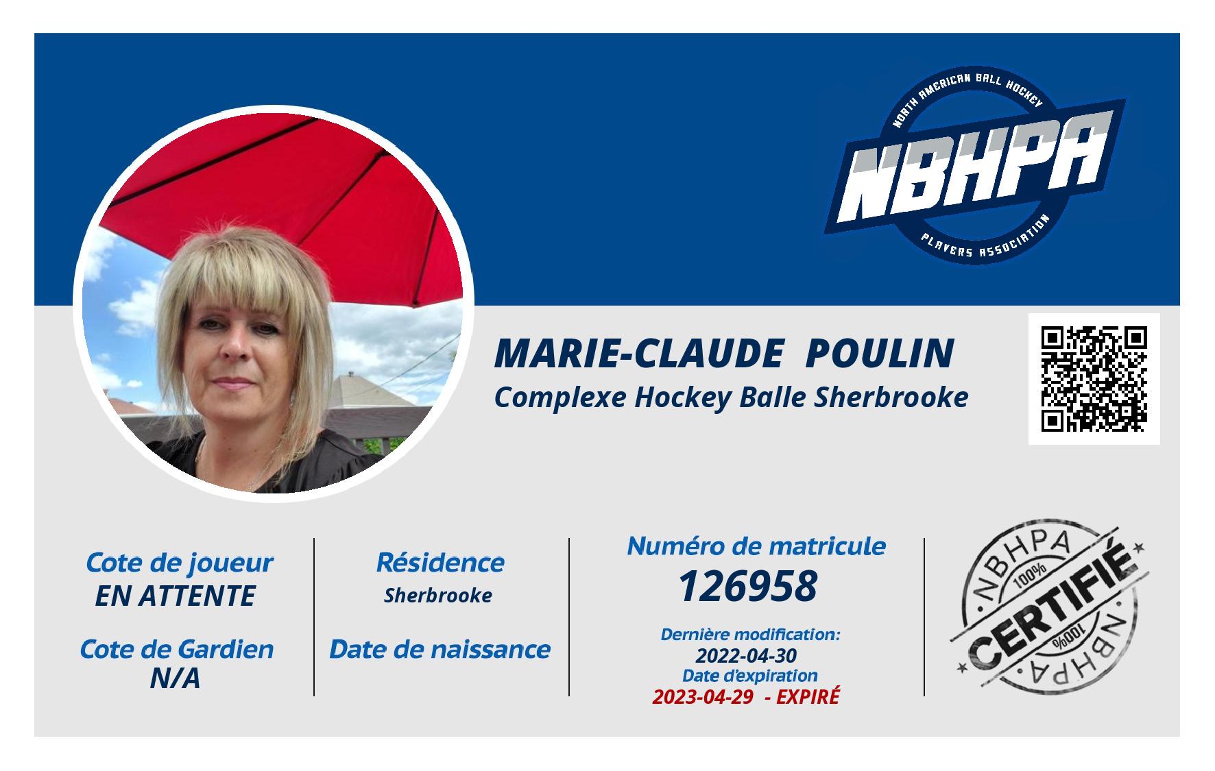 Marie-Claude  Poulin