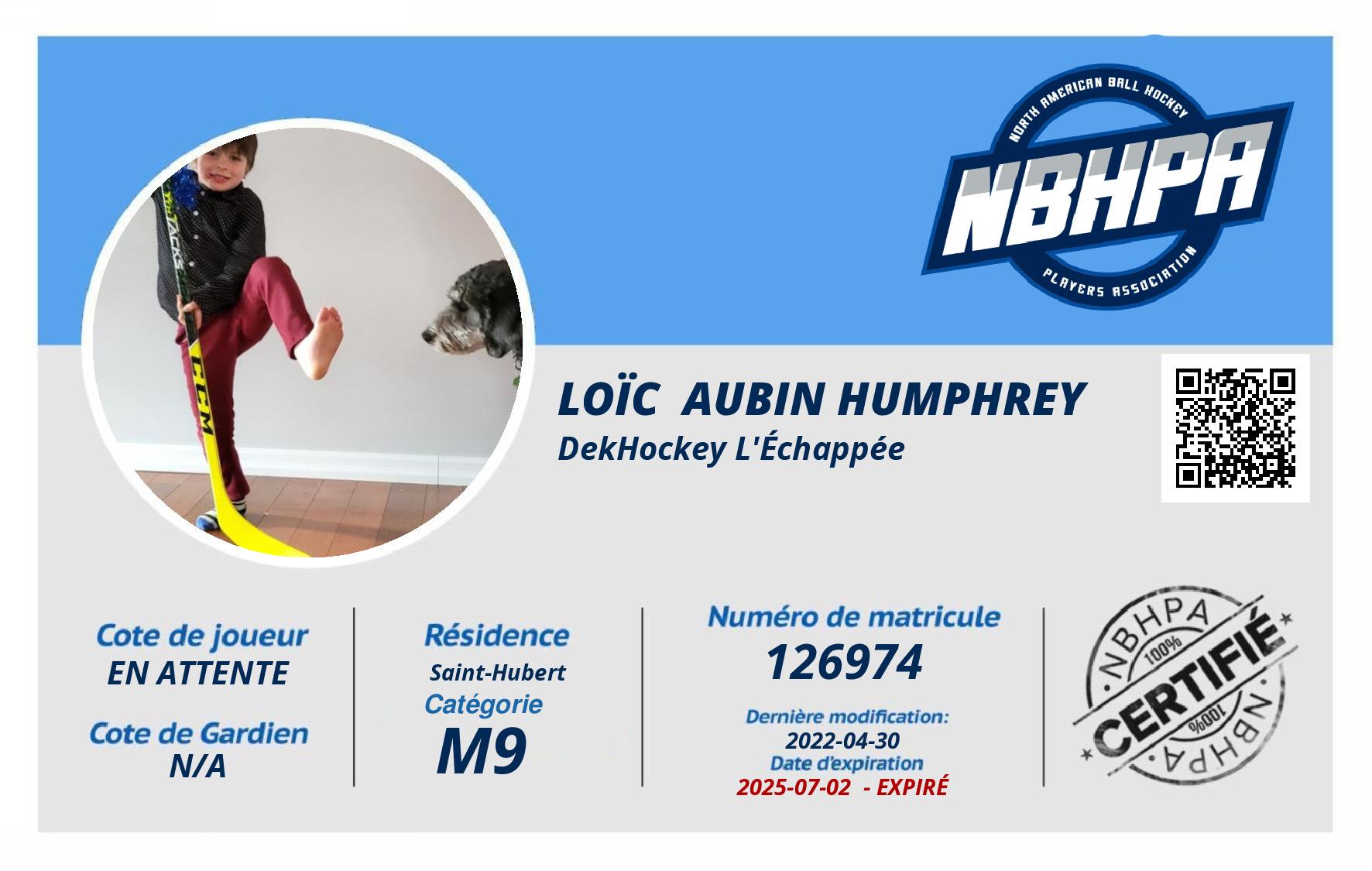 Loïc  Aubin Humphrey 