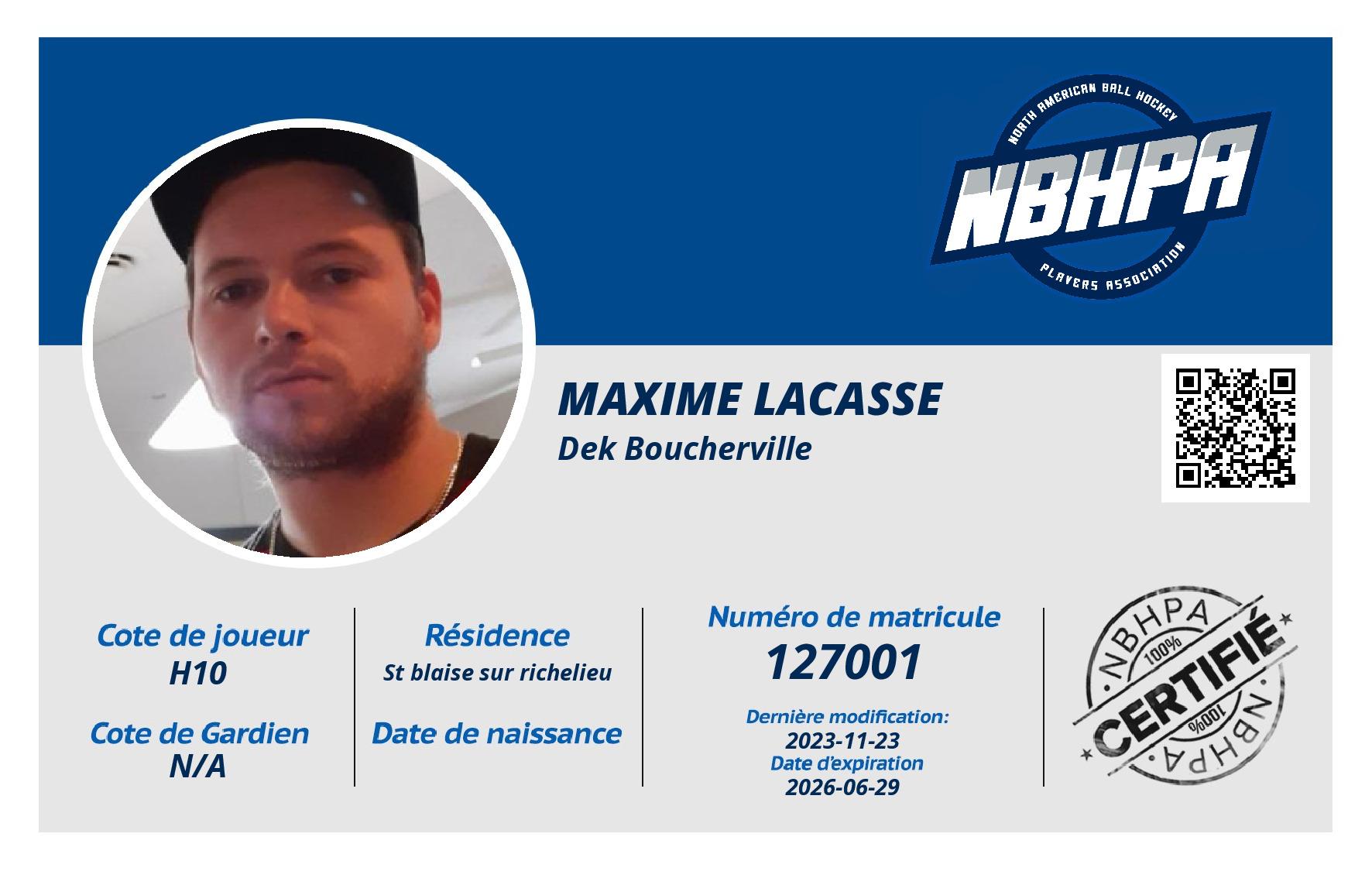 Maxime Lacasse