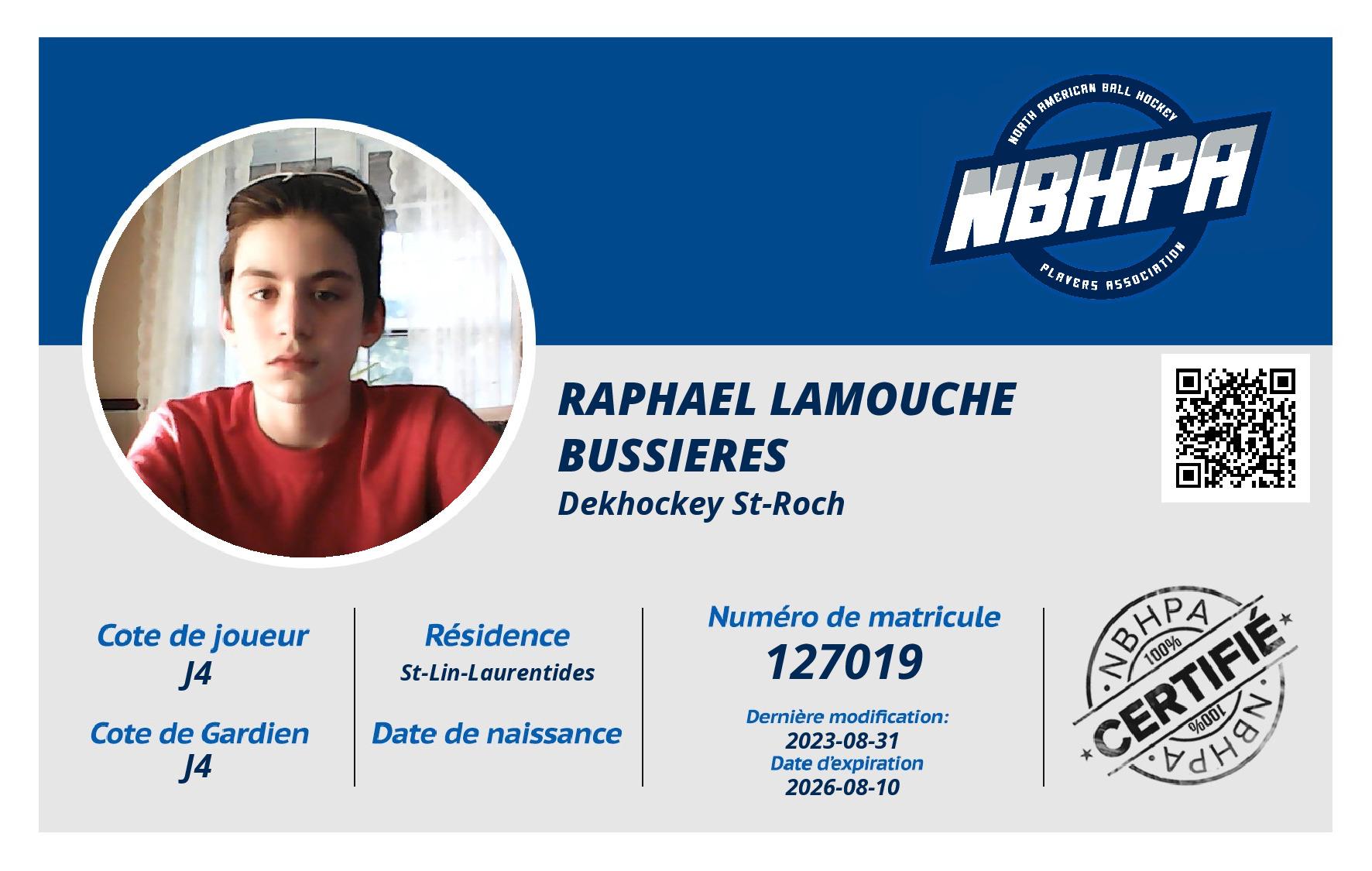 Raphael Lamouche Bussieres