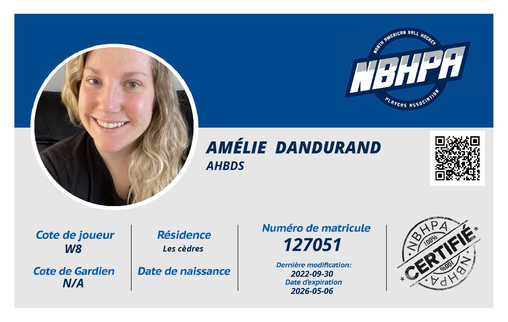 Amélie  Dandurand 