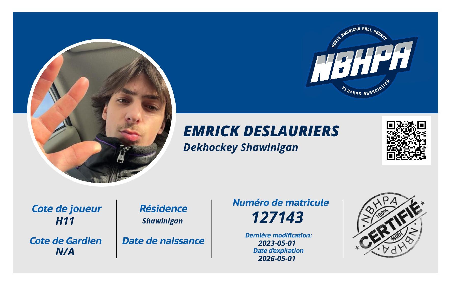 Emrick Deslauriers 