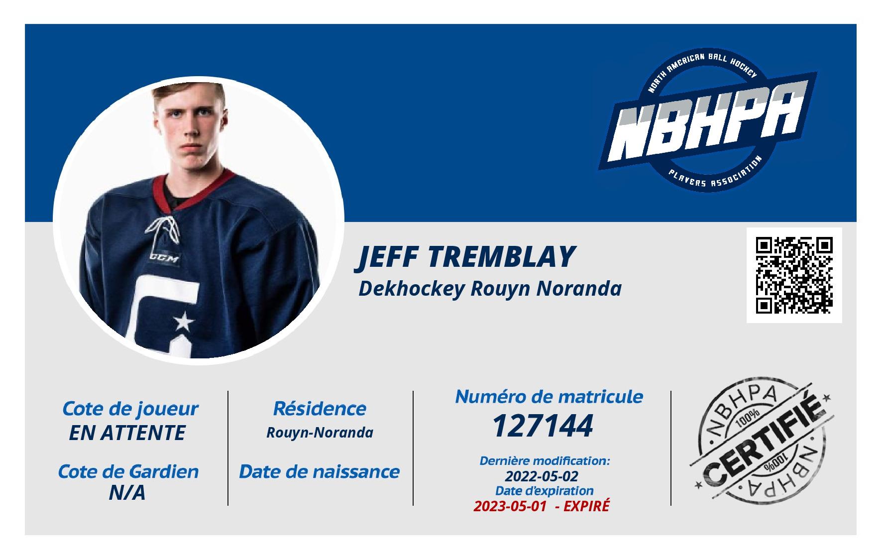 Jeff Tremblay
