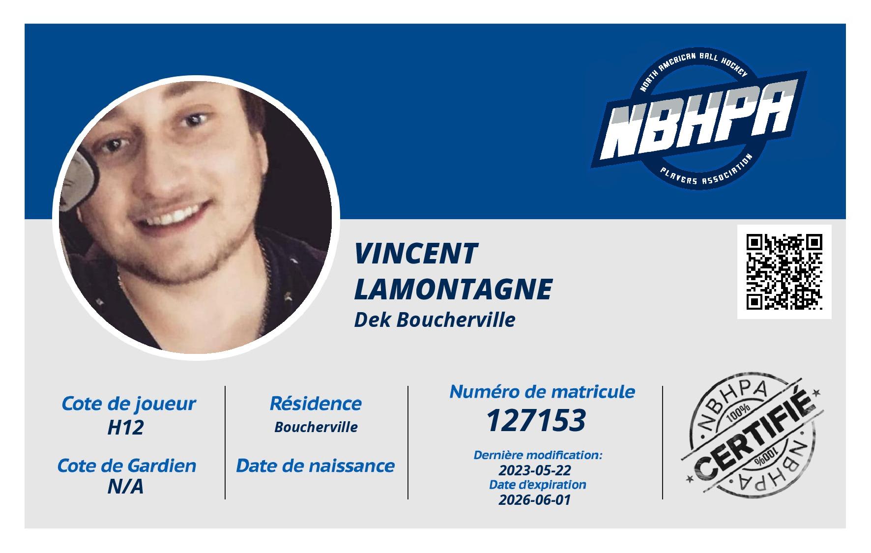 Vincent  Lamontagne