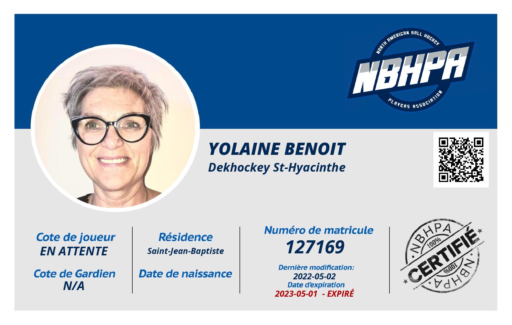 Yolaine Benoit