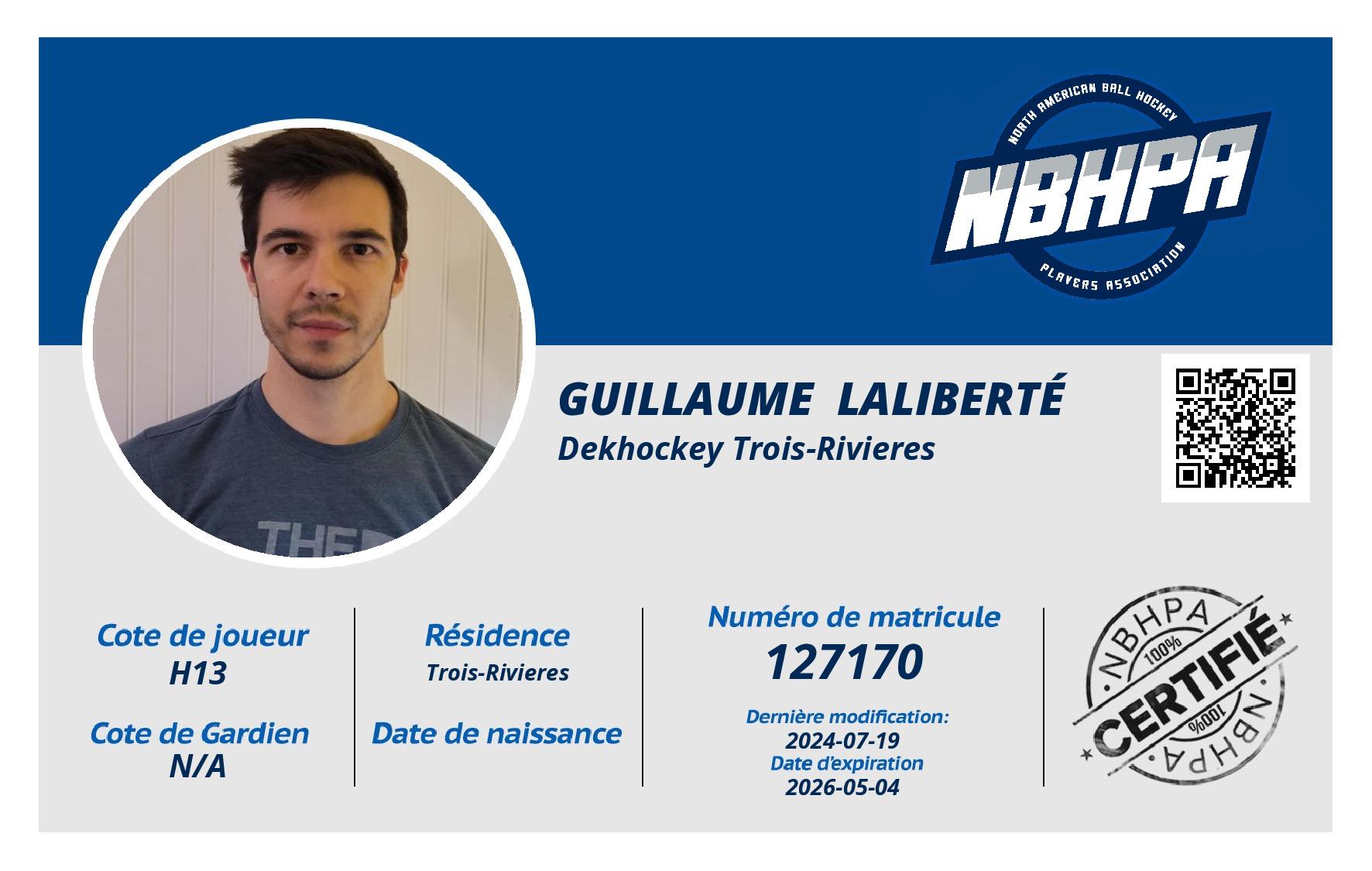 Guillaume  Laliberté 