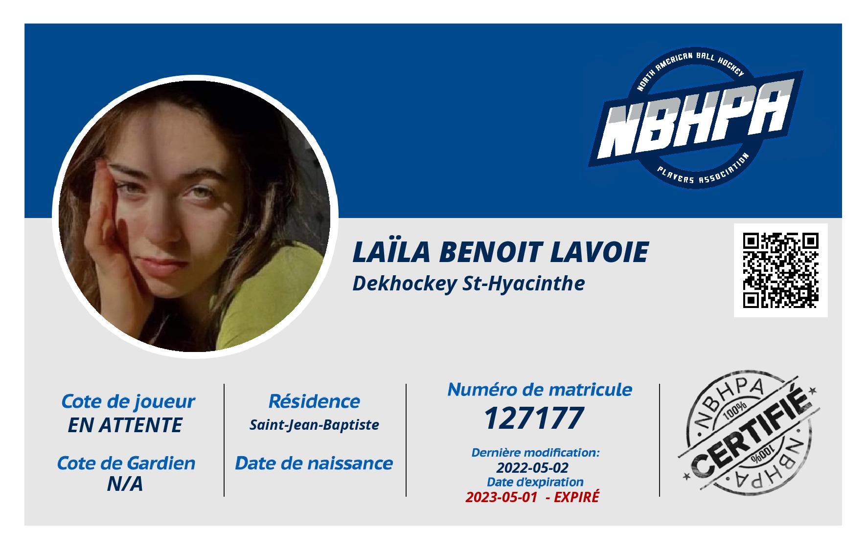 Laïla Benoit Lavoie