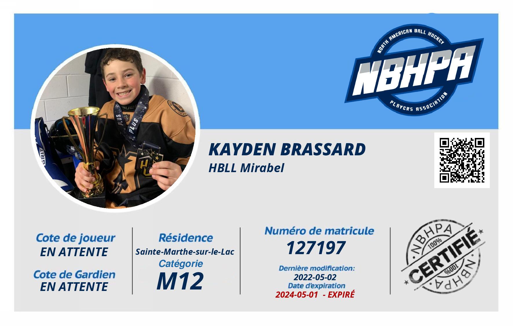 Kayden Brassard