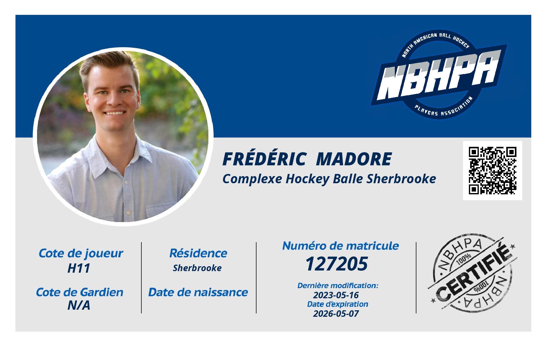 Frédéric  Madore 