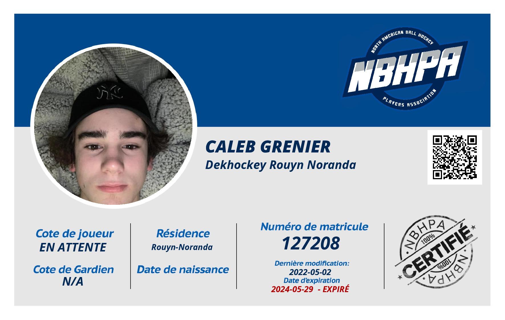Caleb Grenier