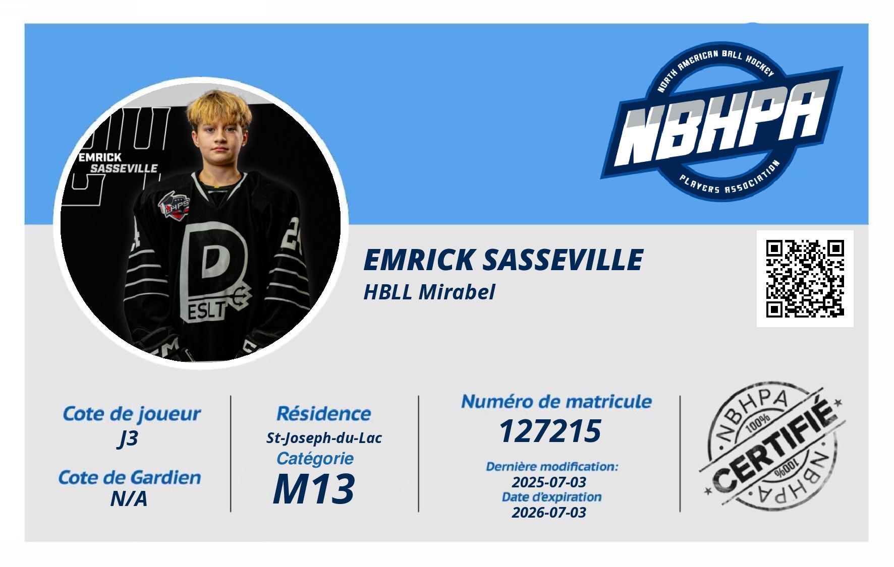 Emrick Sasseville