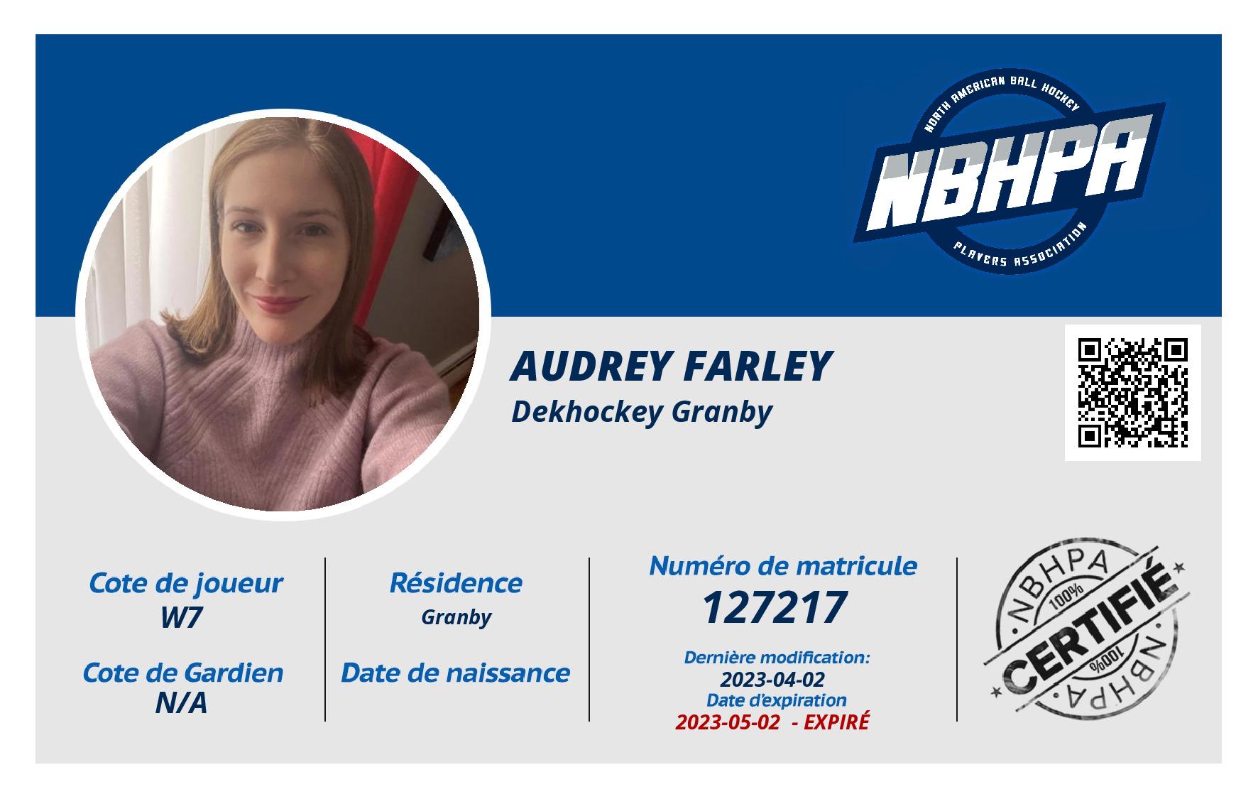 Audrey Farley