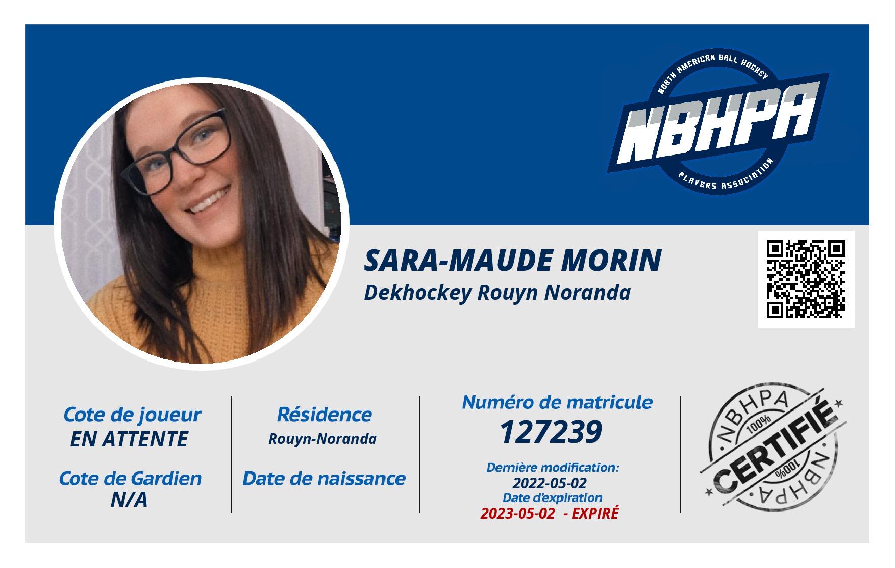 Sara-Maude Morin