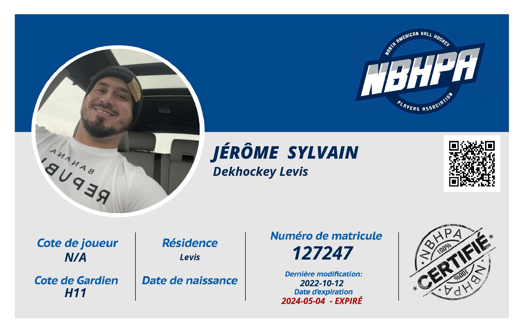 Jérôme  Sylvain 