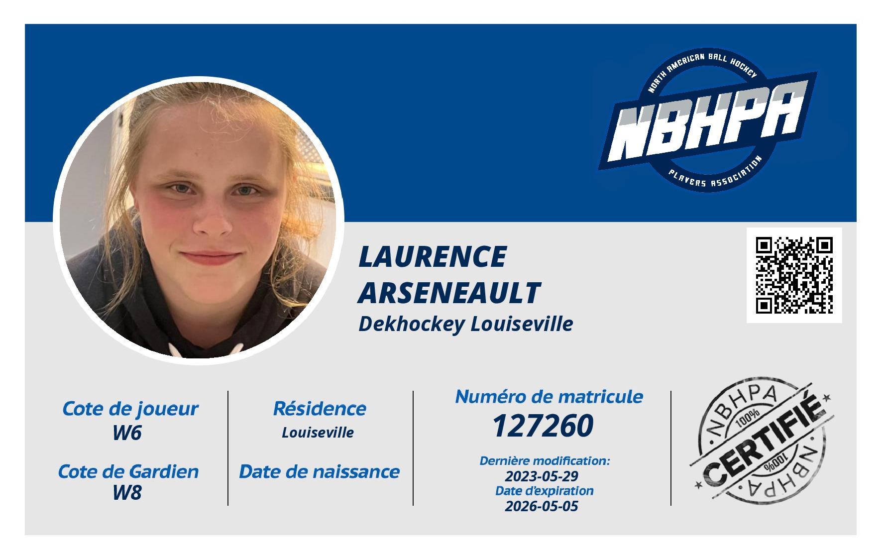 Laurence  Arseneault 