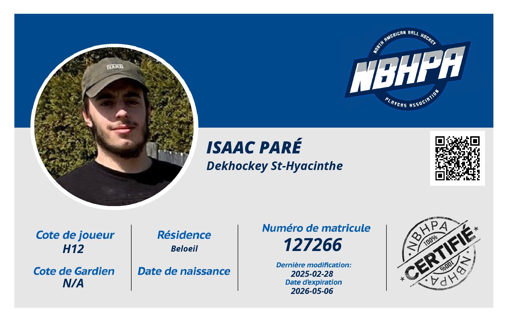Isaac Paré