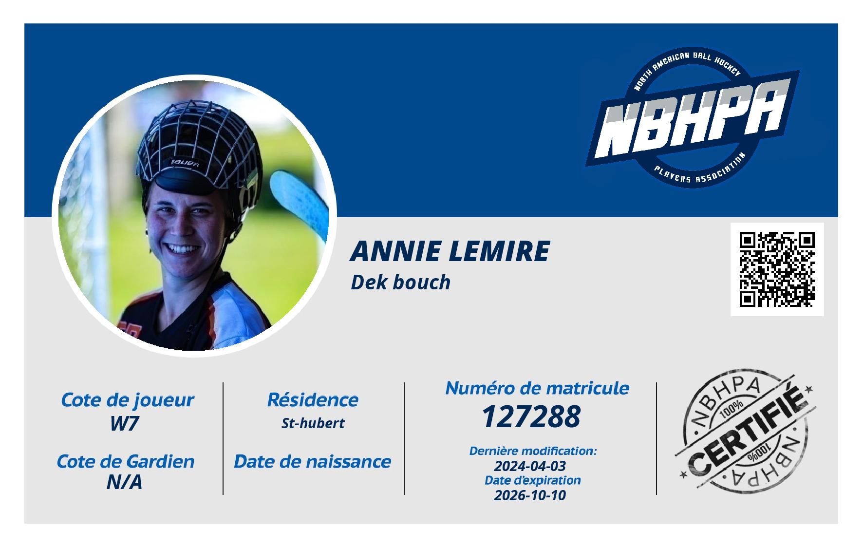 Annie Lemire