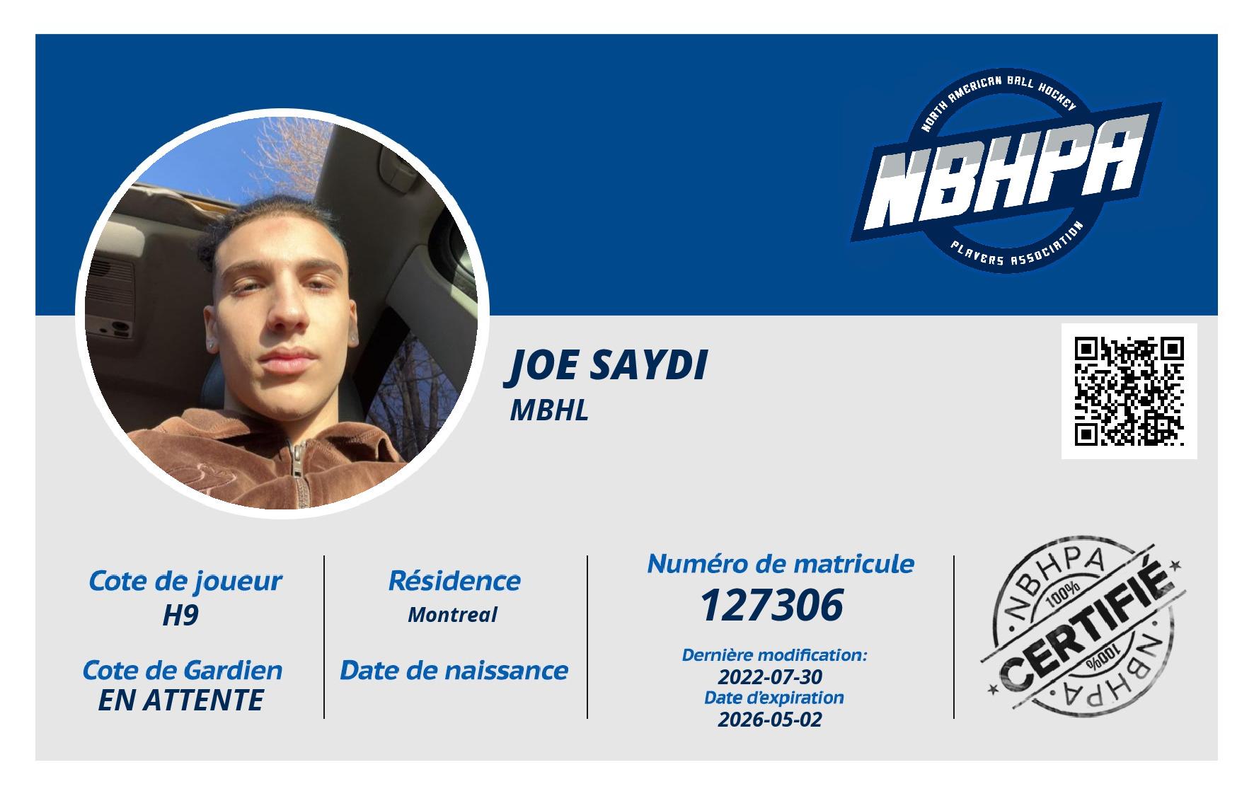 Joe Saydi