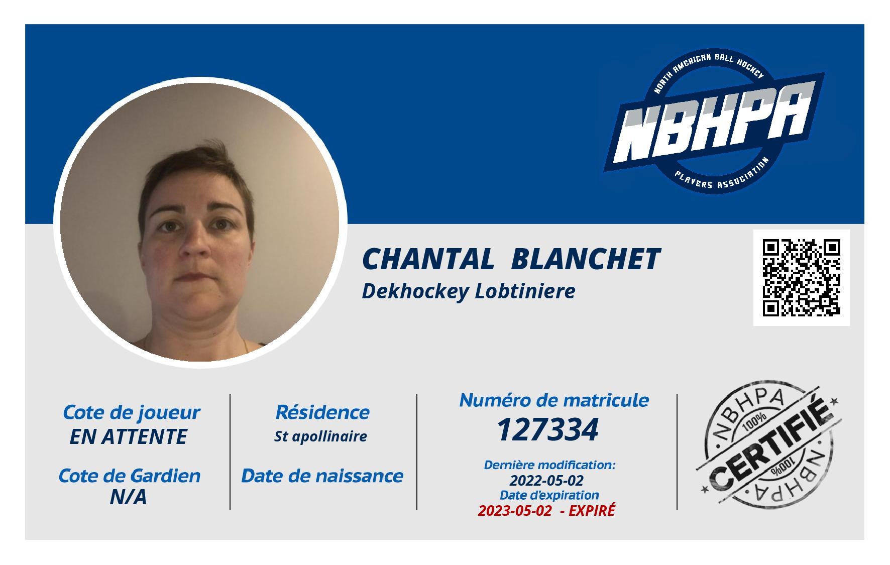 Chantal  Blanchet