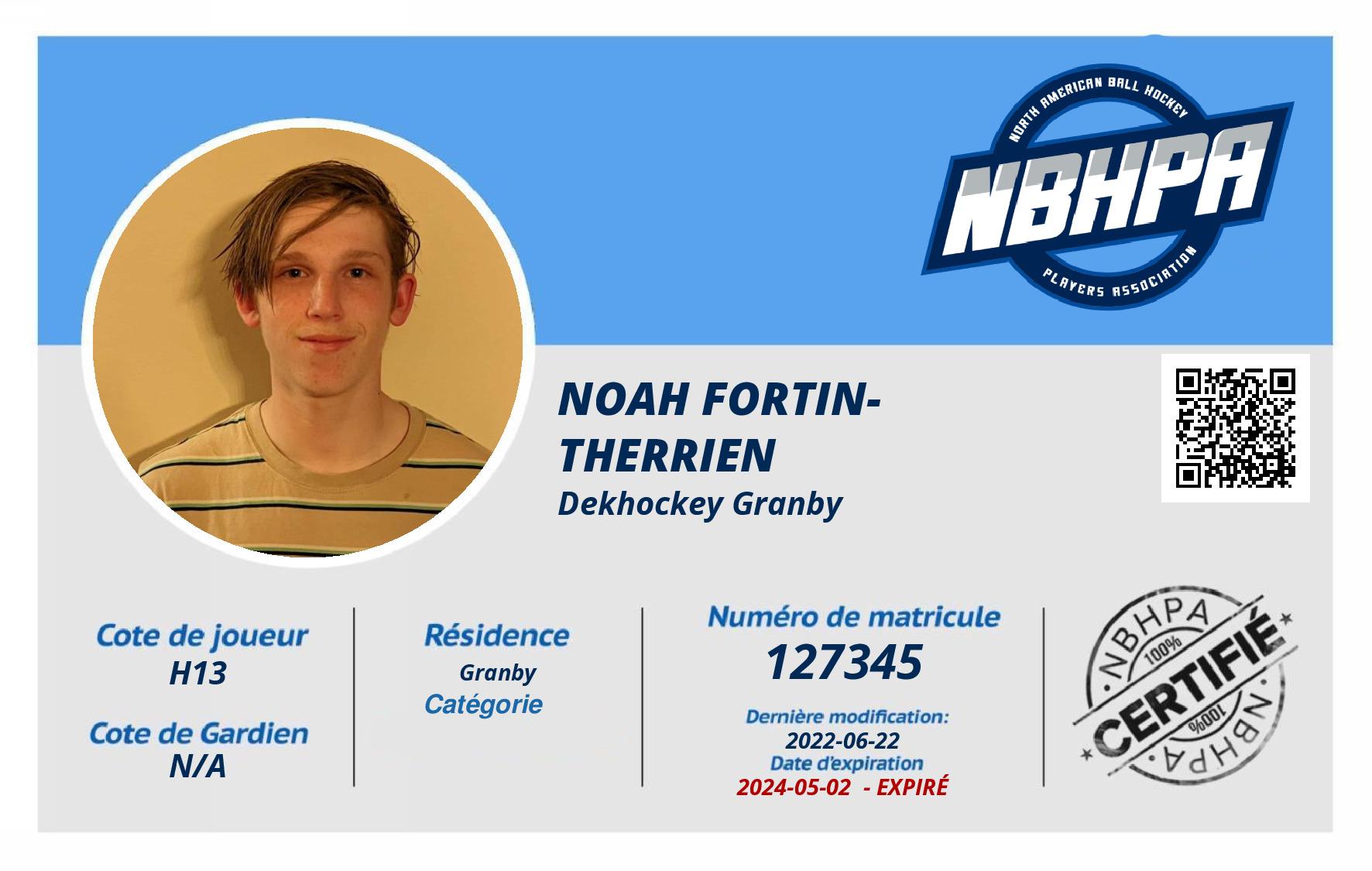 Noah Fortin-Therrien 