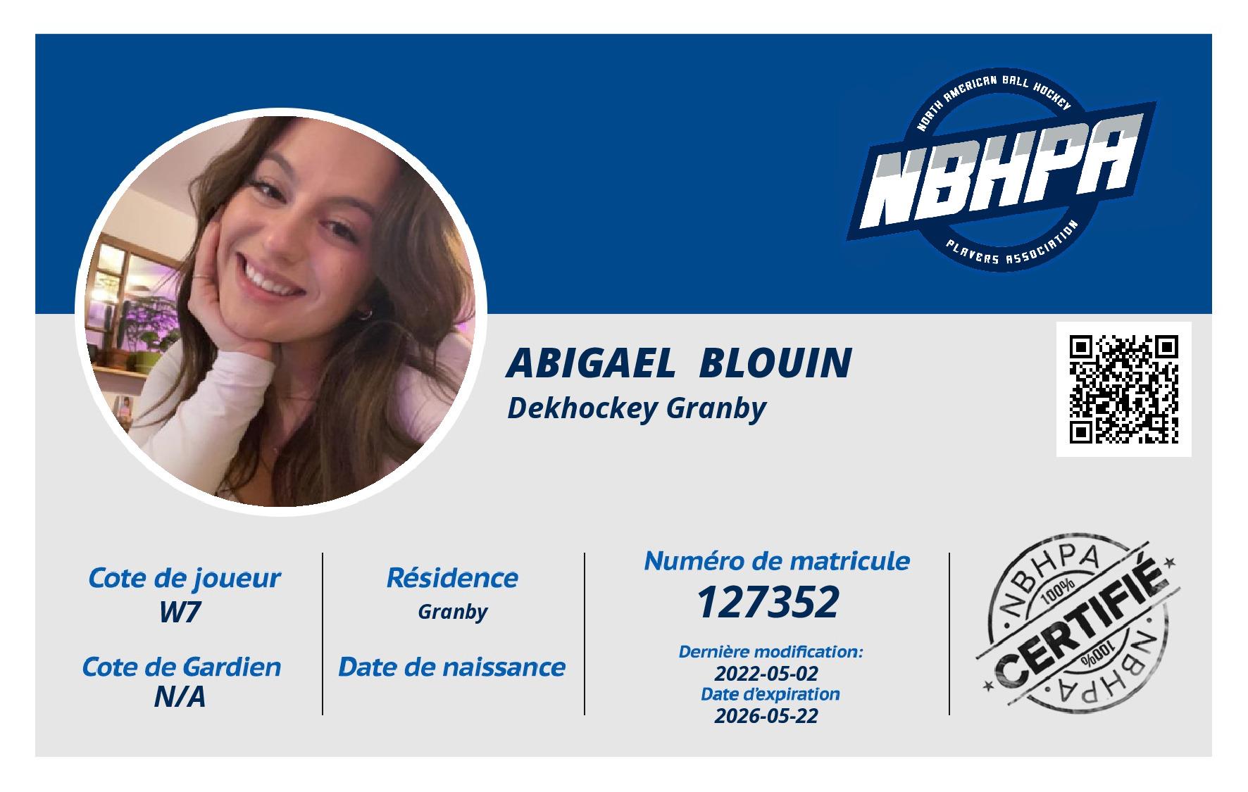 Abigael  Blouin