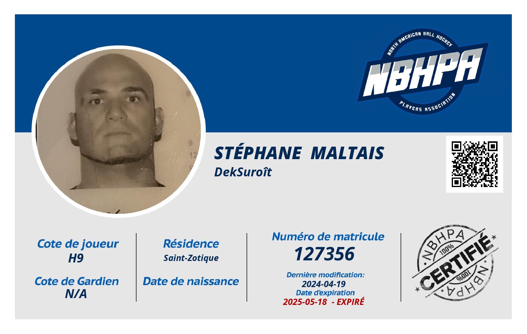 Stéphane  Maltais 