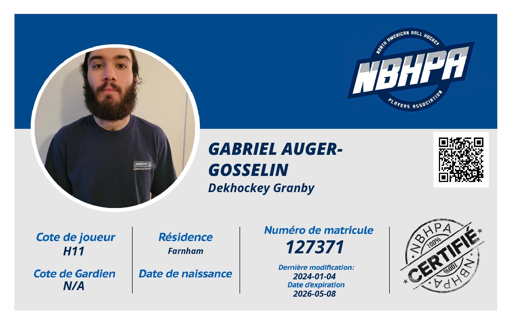 Gabriel Auger-Gosselin