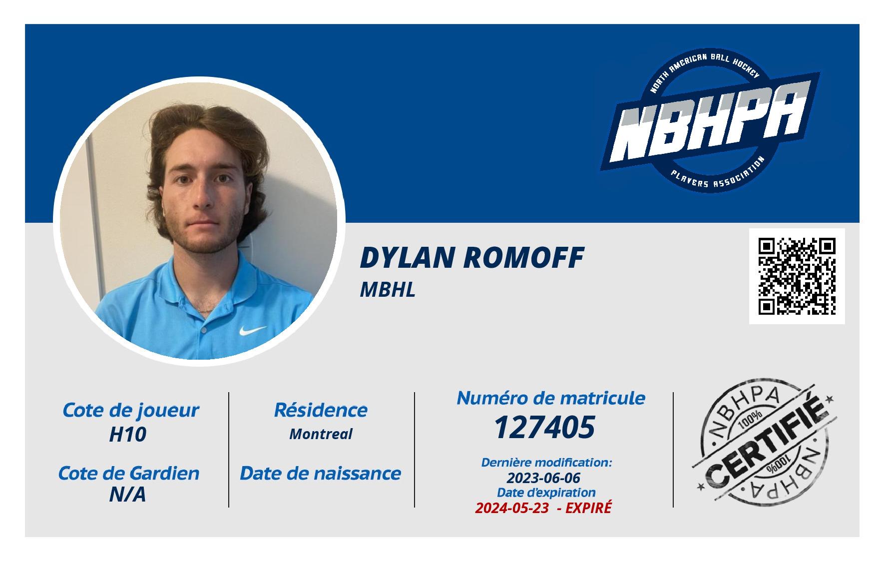 Dylan Romoff