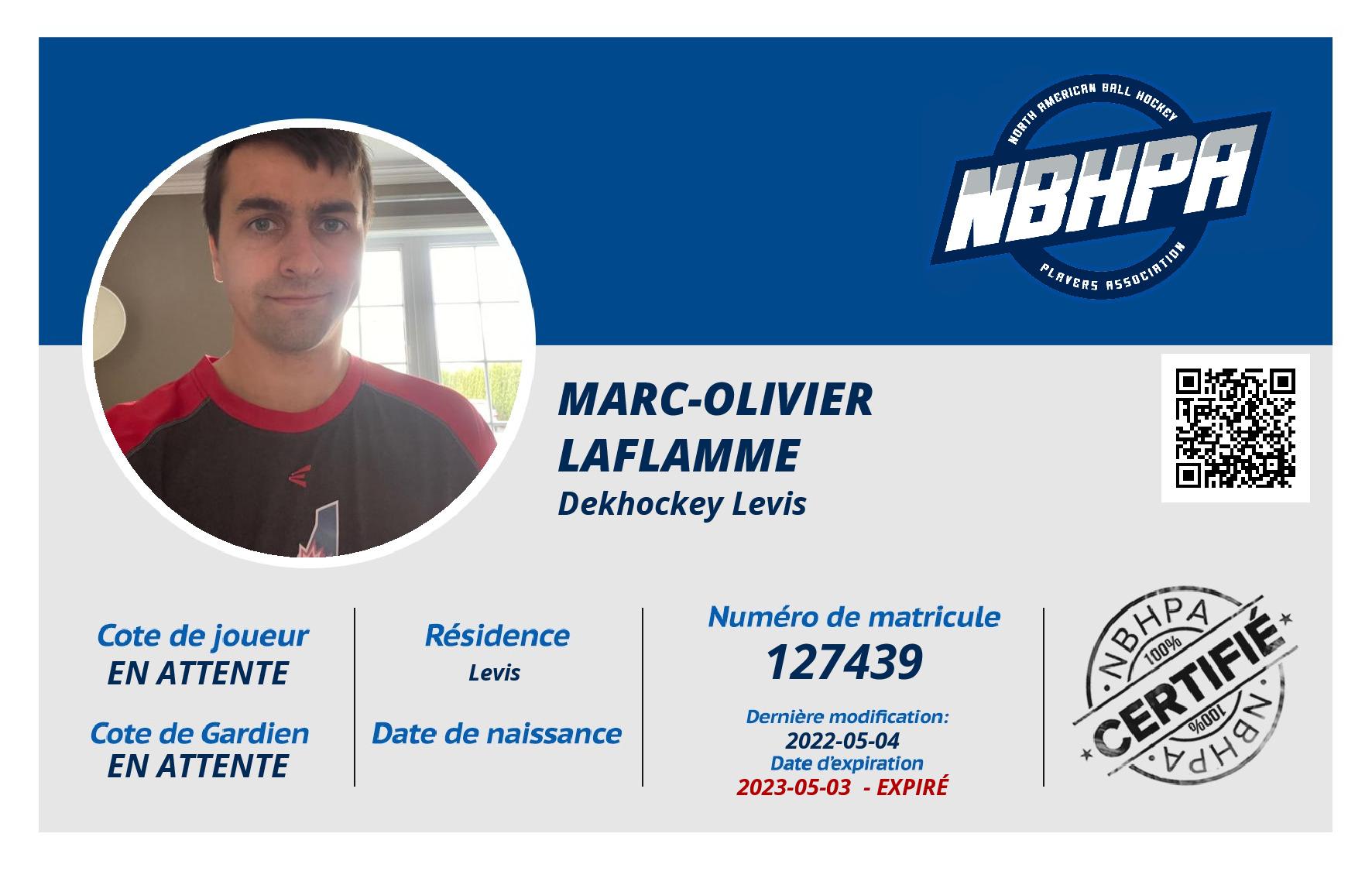 Marc-Olivier  Laflamme