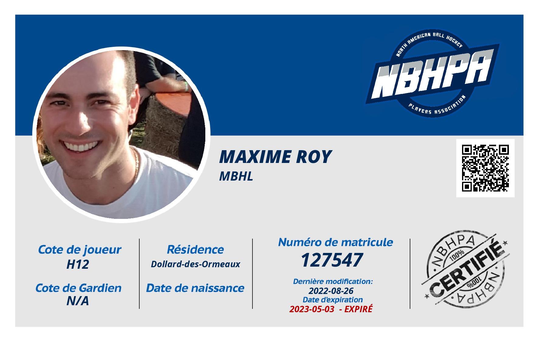 Maxime Roy