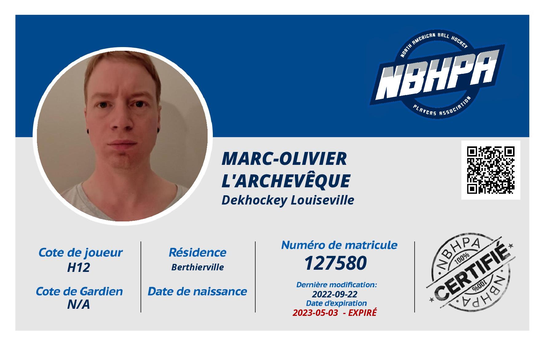Marc-Olivier L'Archevêque