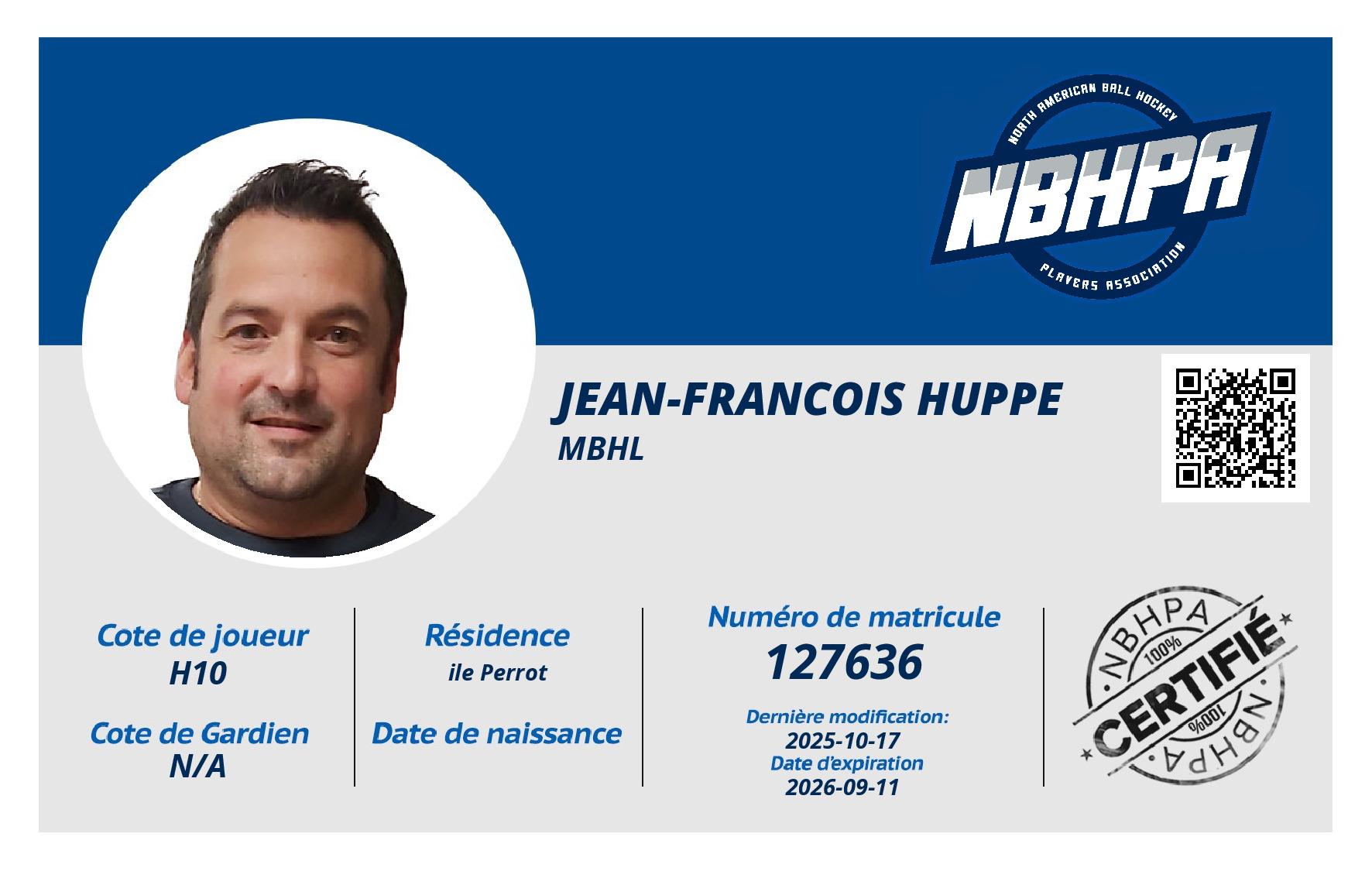Jean-Francois Huppe