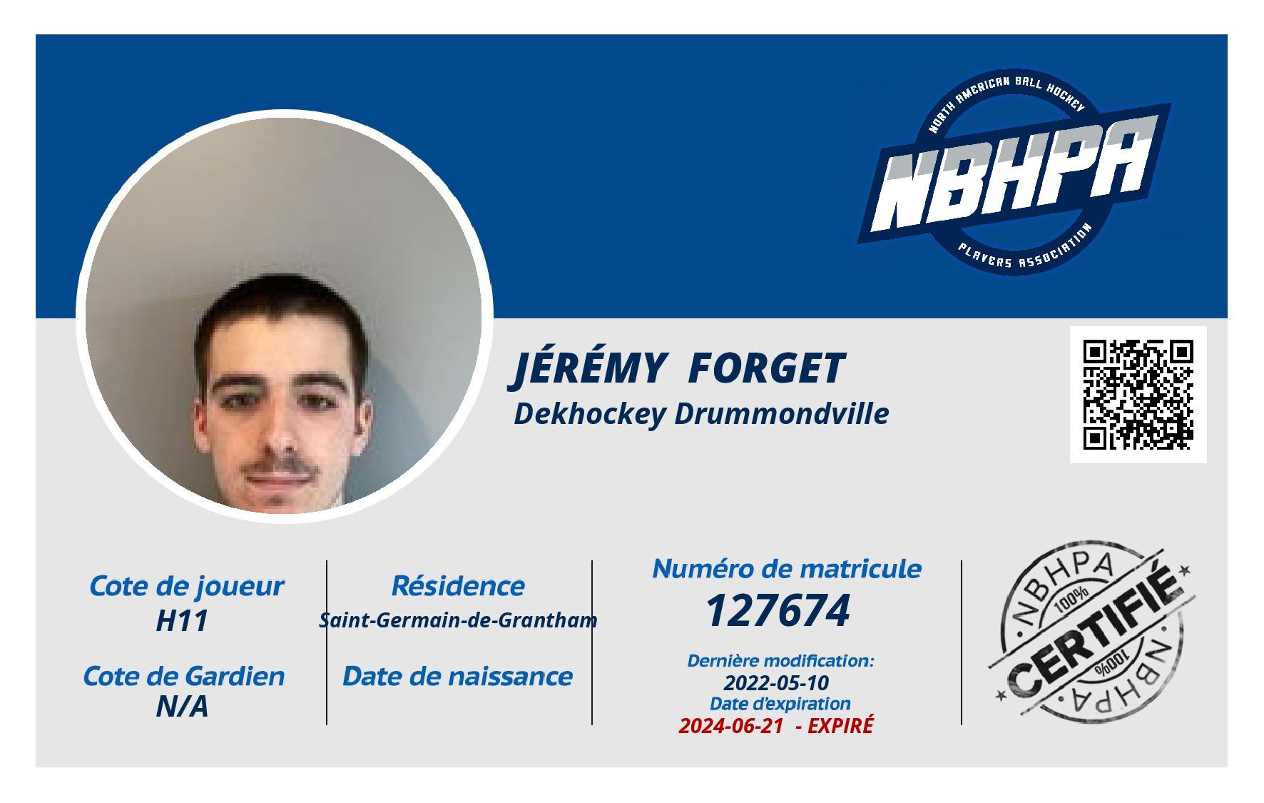 Jérémy  Forget