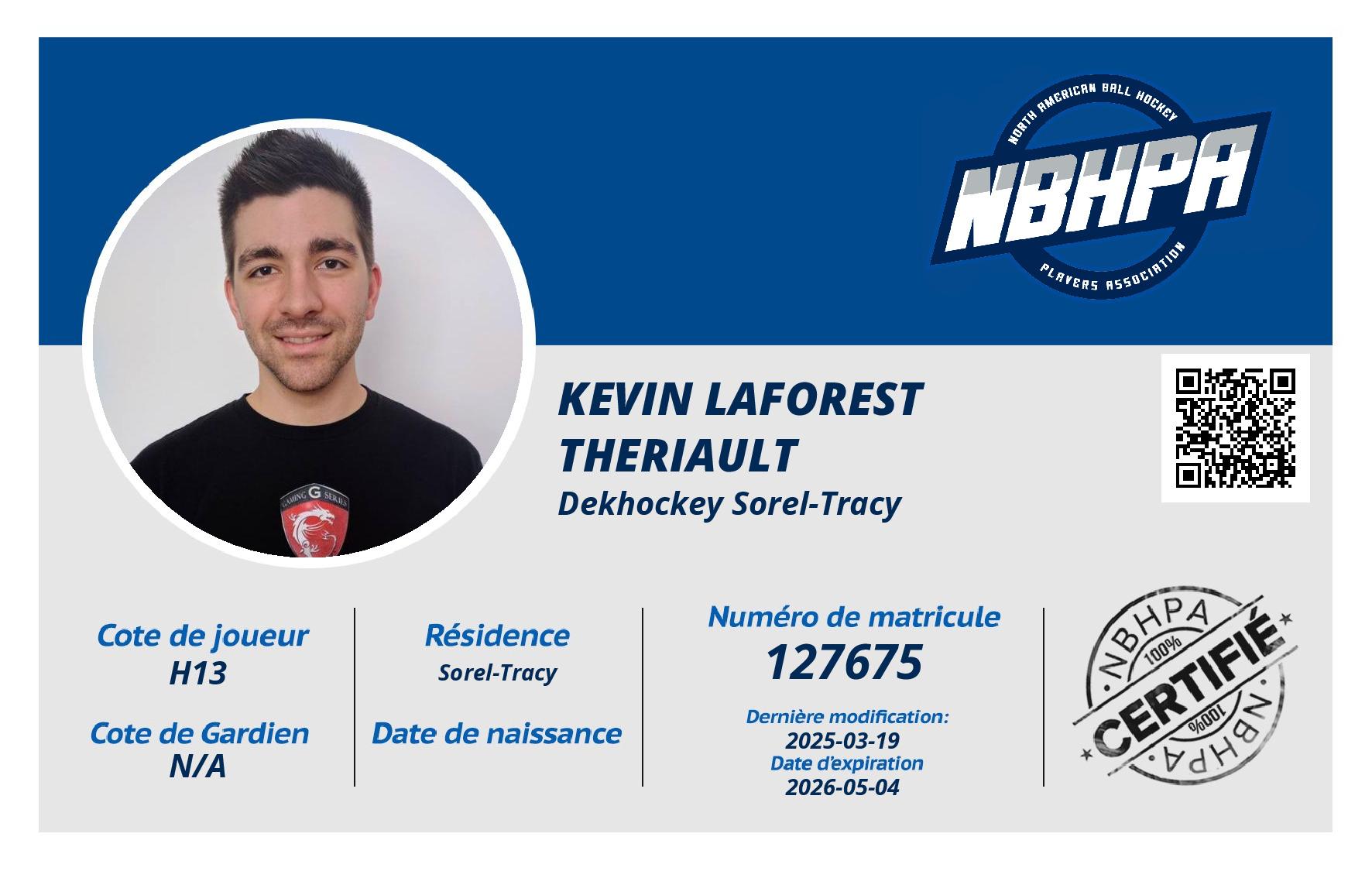 Kevin Laforest Theriault